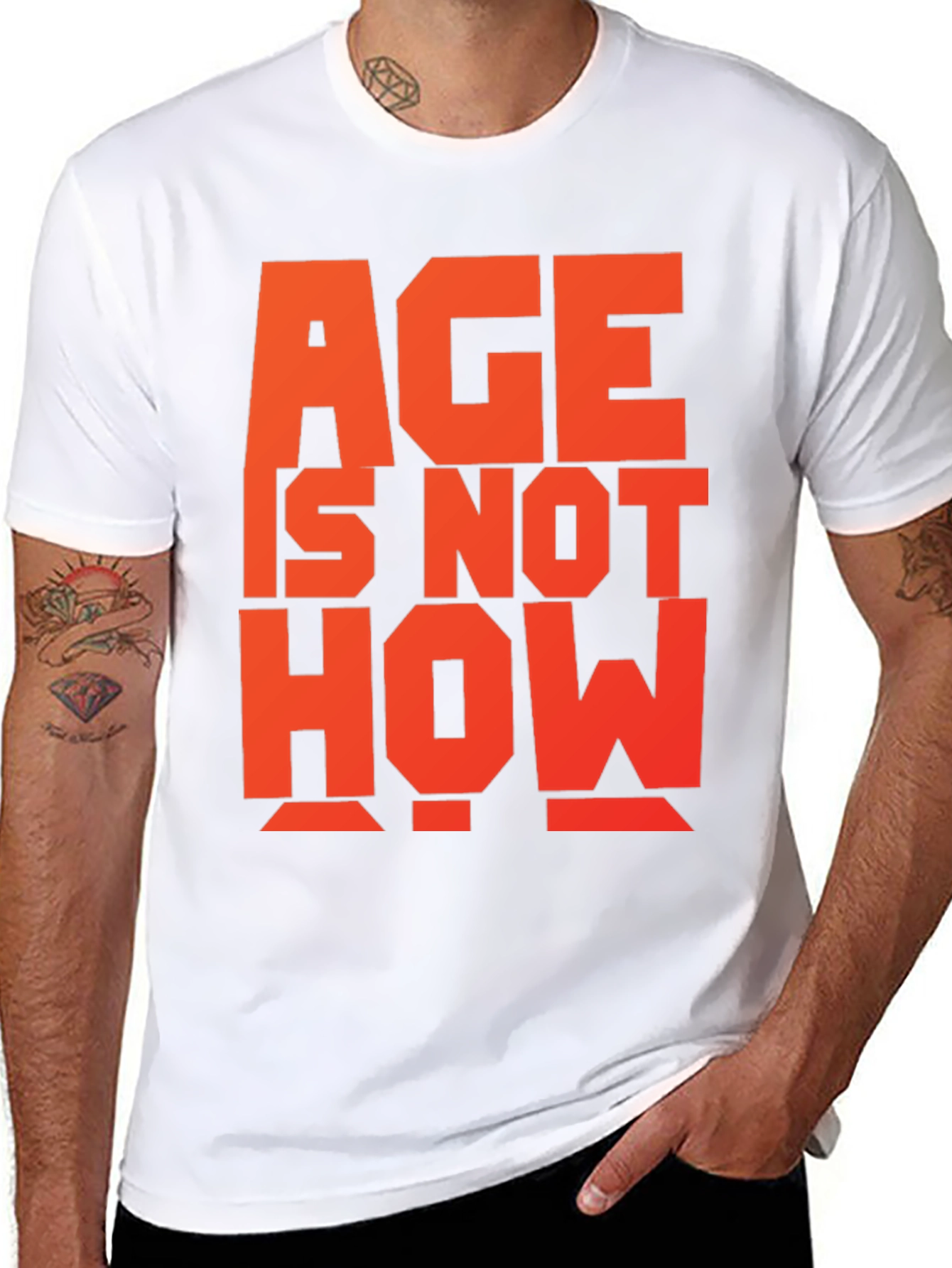 Black Age is Not How Old You Are T-Shirt view 8