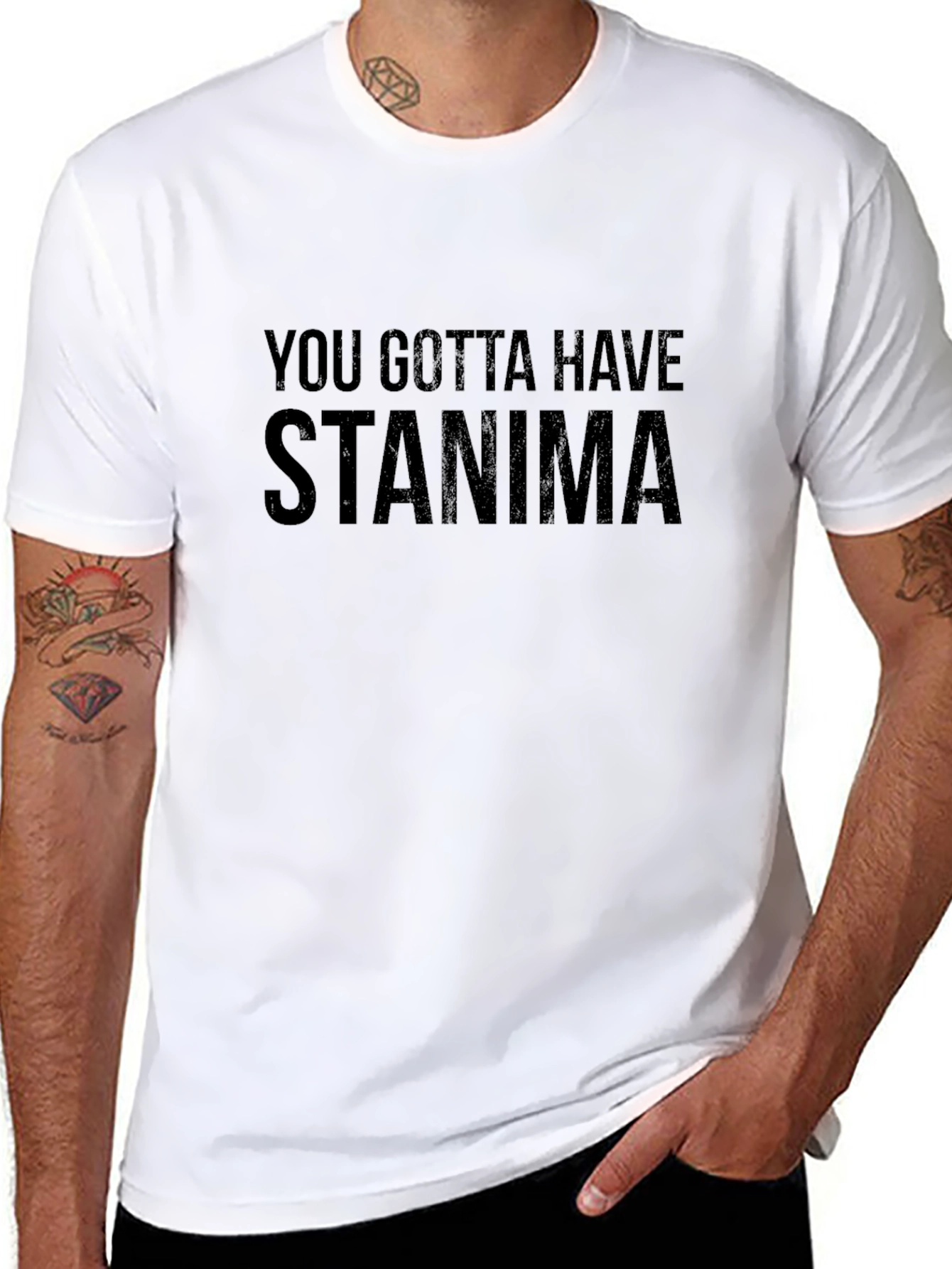 Black You Gotta Have Stanima Black T-Shirt view 8