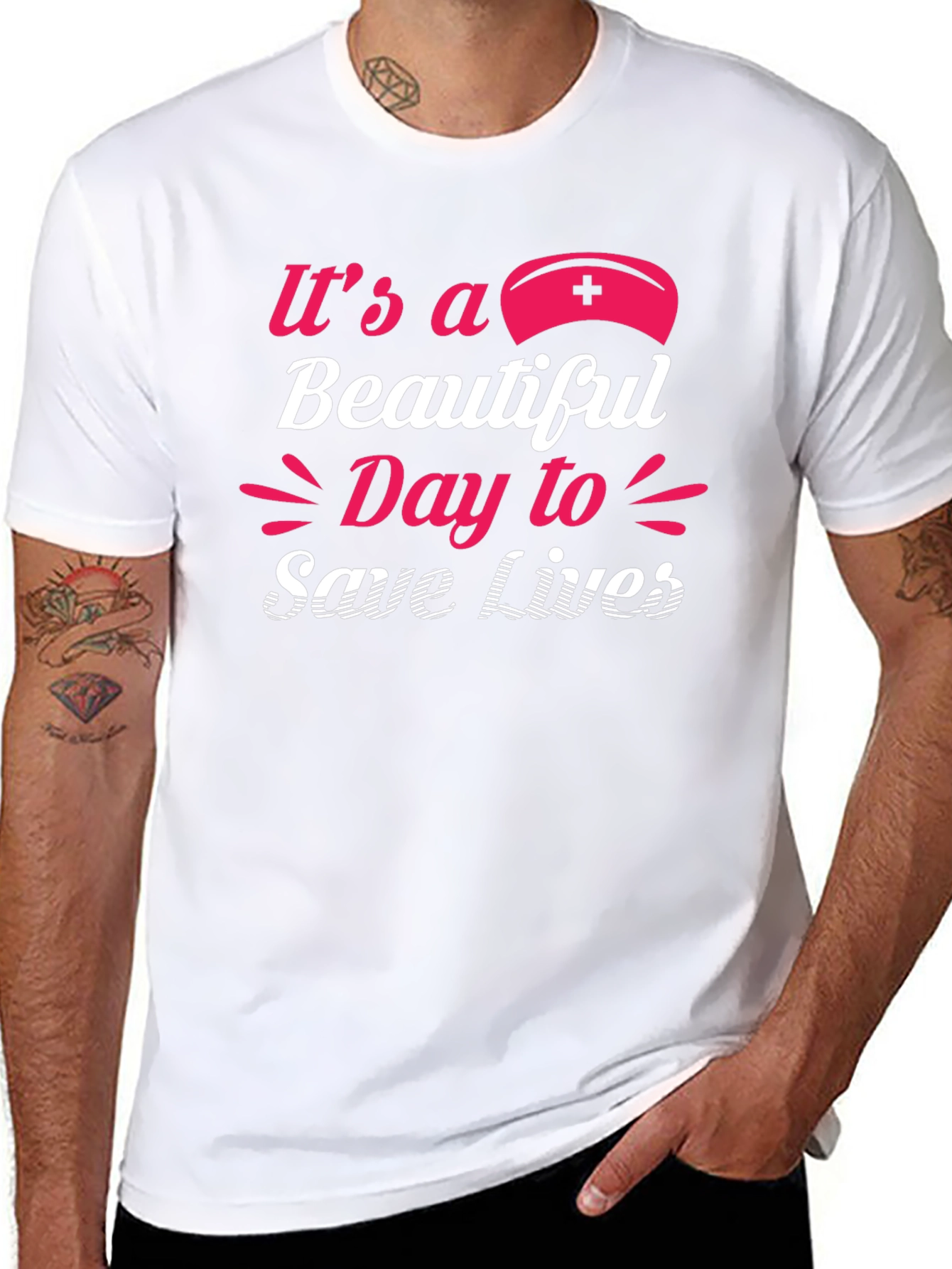 It's a Beautiful Day to Save Lives T-Shirt - 8