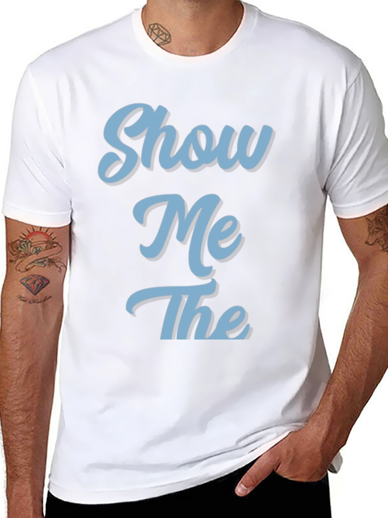 Black Show Me The Graphic Tee - Stylish & Comfortable view 8