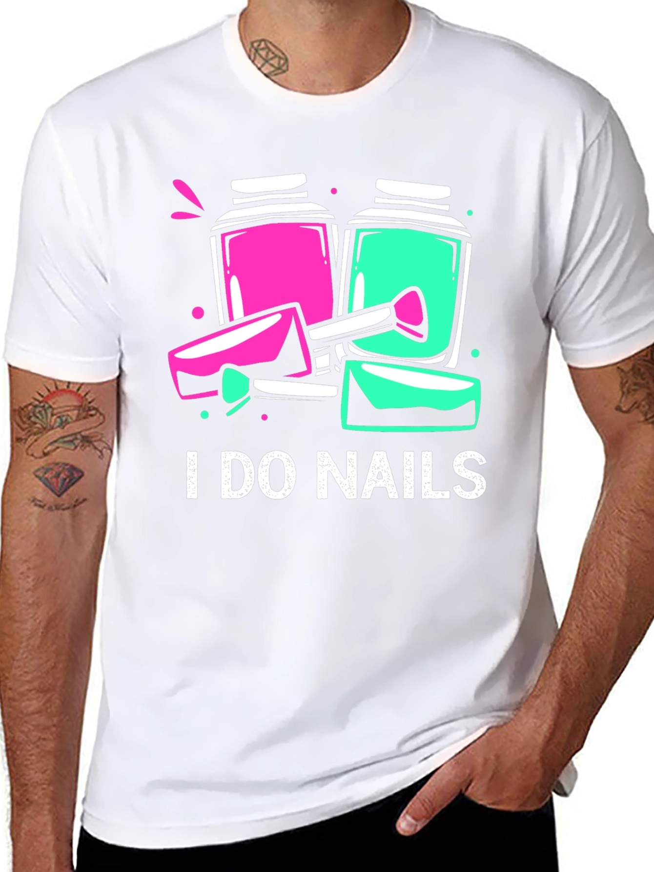 I Do Nails T-Shirt - Manicure Artist - 8