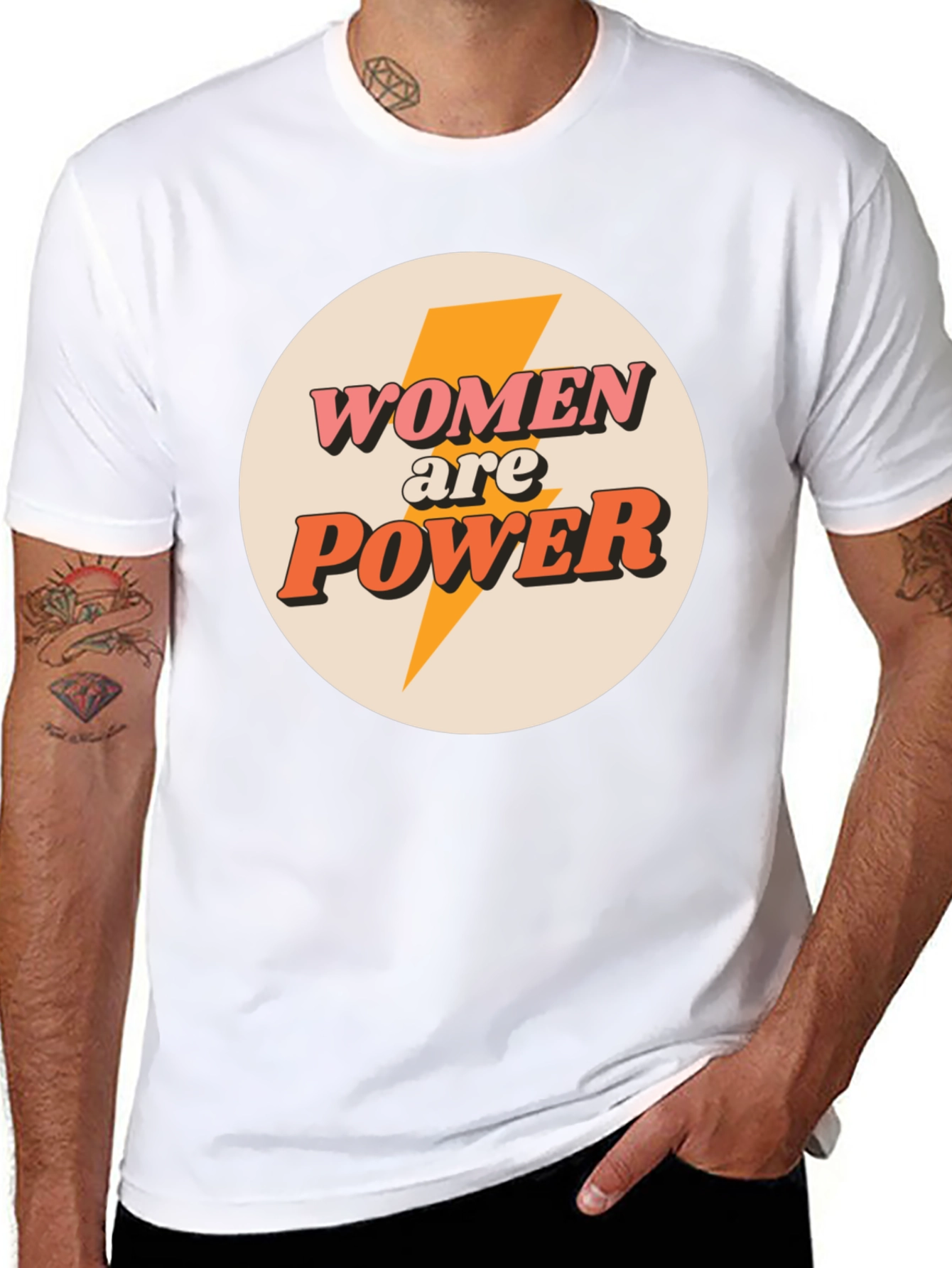 Women are Power Graphic Tee - Retro Feminist T-Shirt - 8