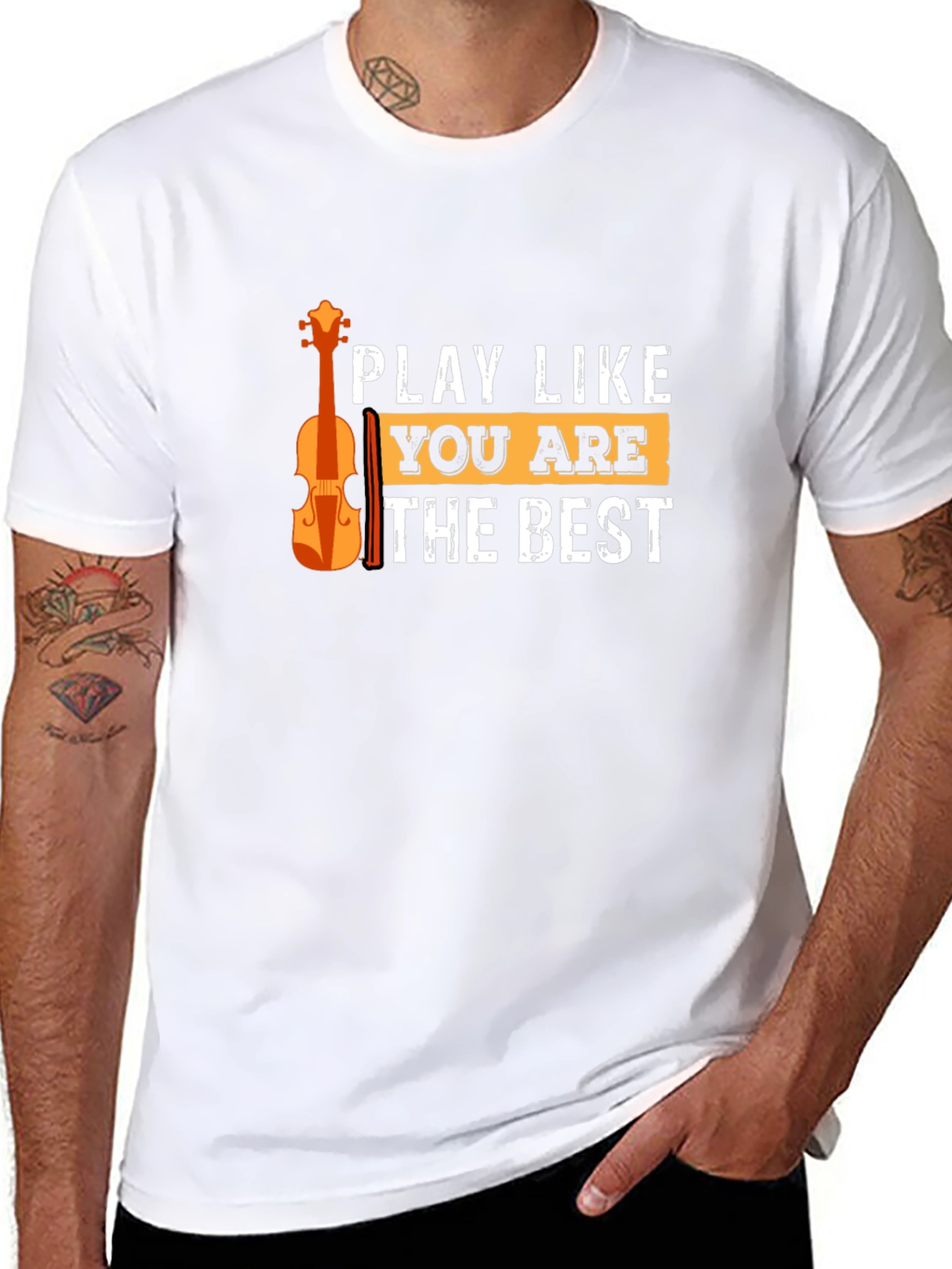Black Play Like You Are The Best T-Shirt view 8