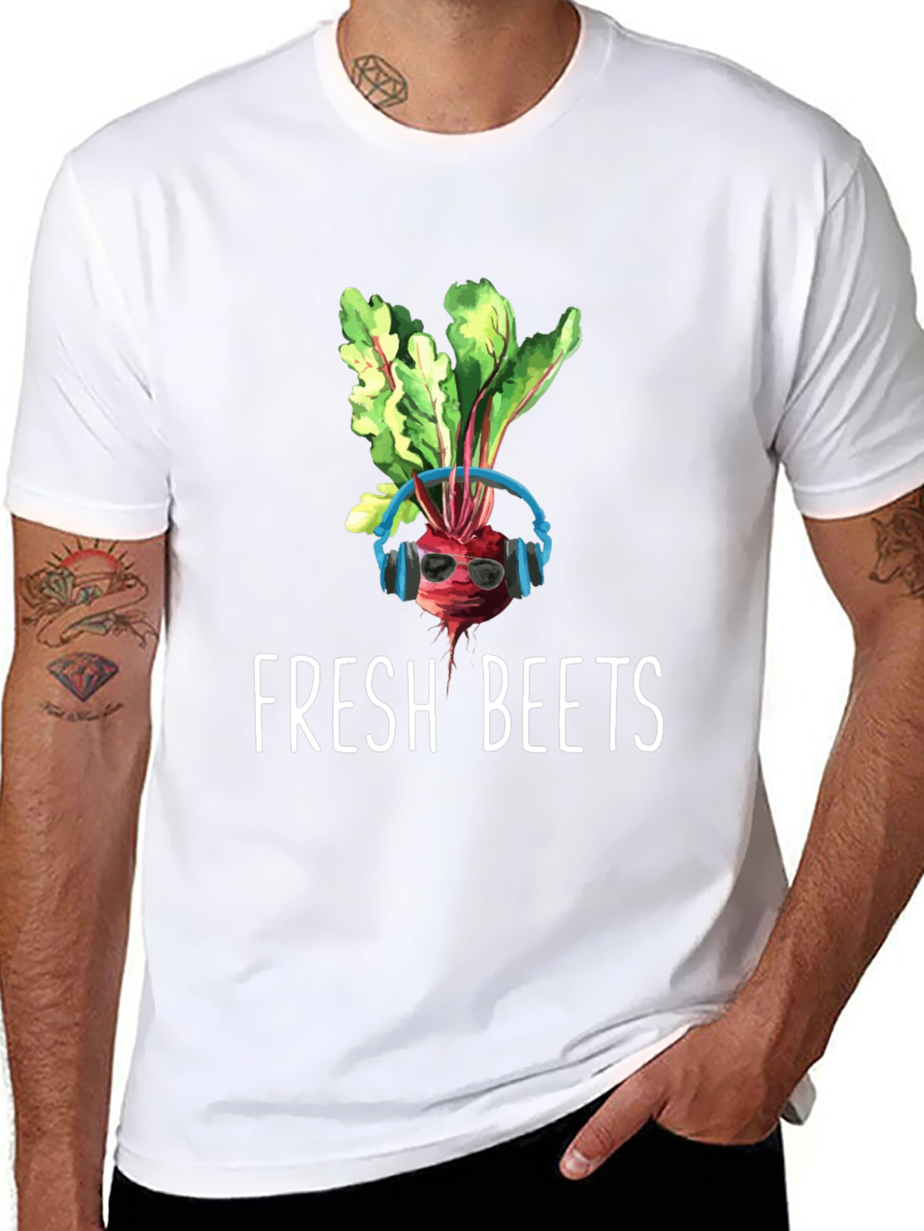 Fresh Beets Graphic Tee - Cool Beetroot Design - 8