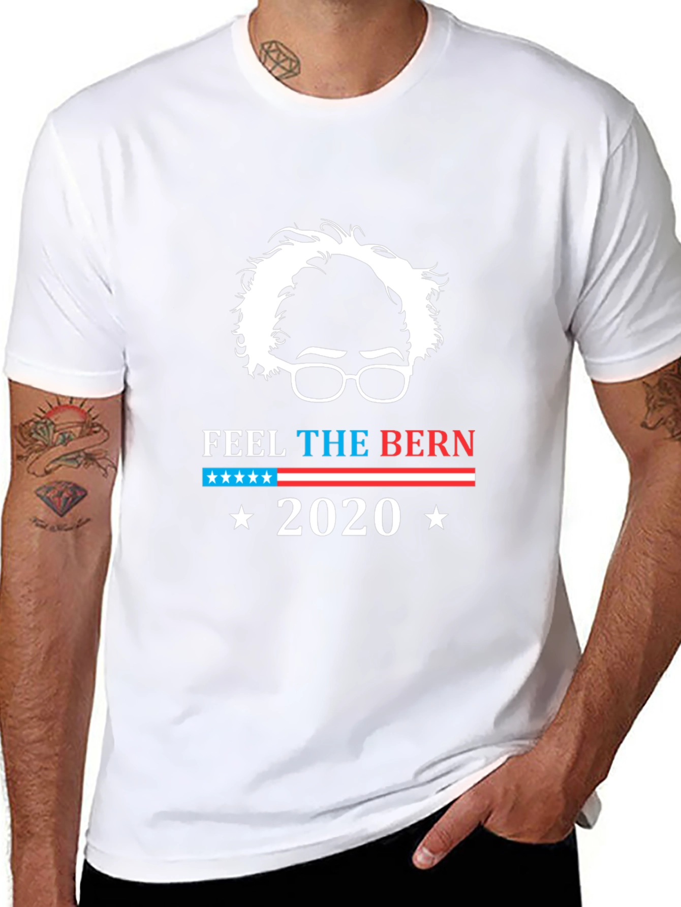 Black Feel The Bern 2020 T-Shirt view 8