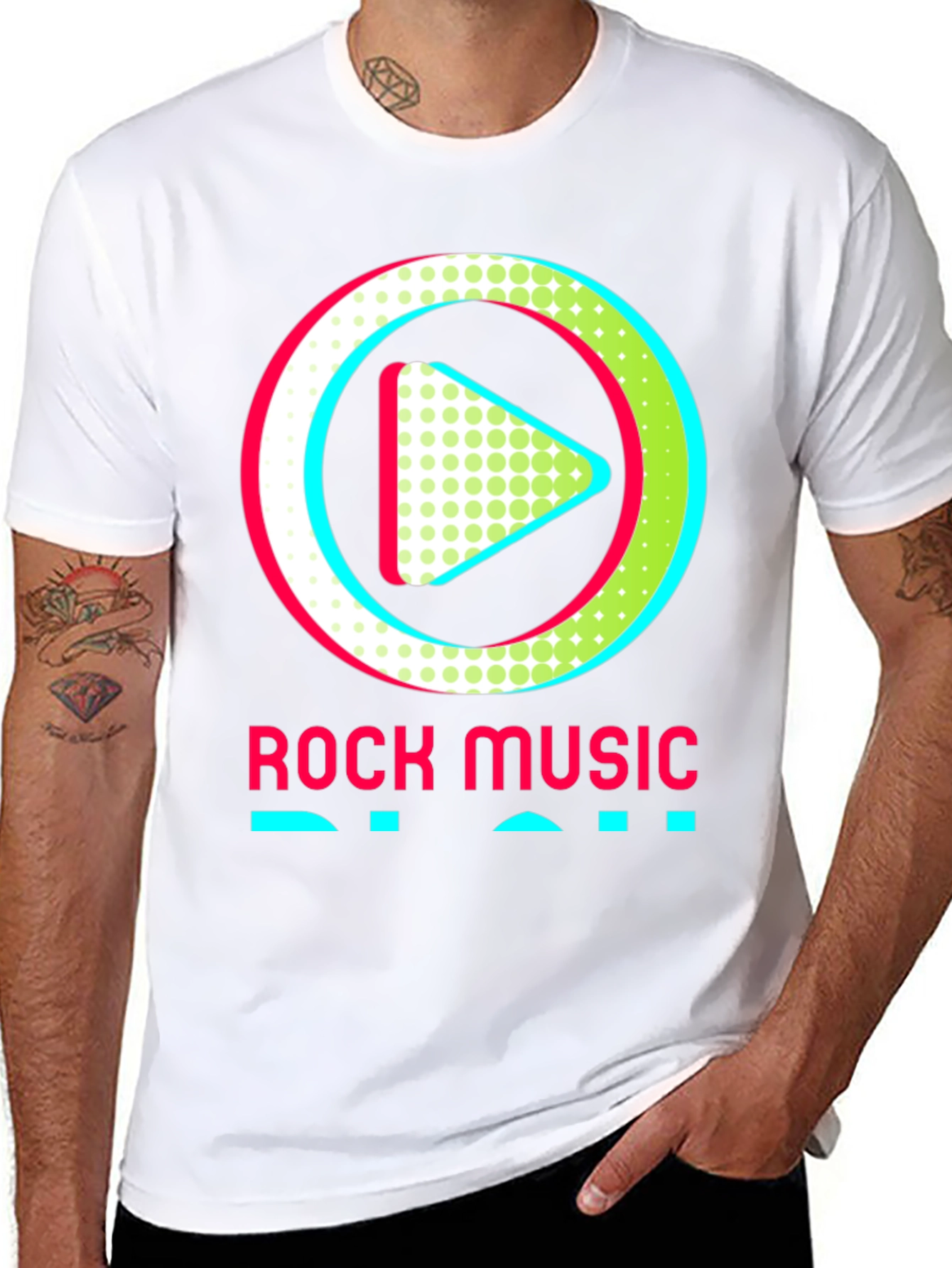 Black Rock Music Graphic Tee - Stylish Music Lover Shirt view 8