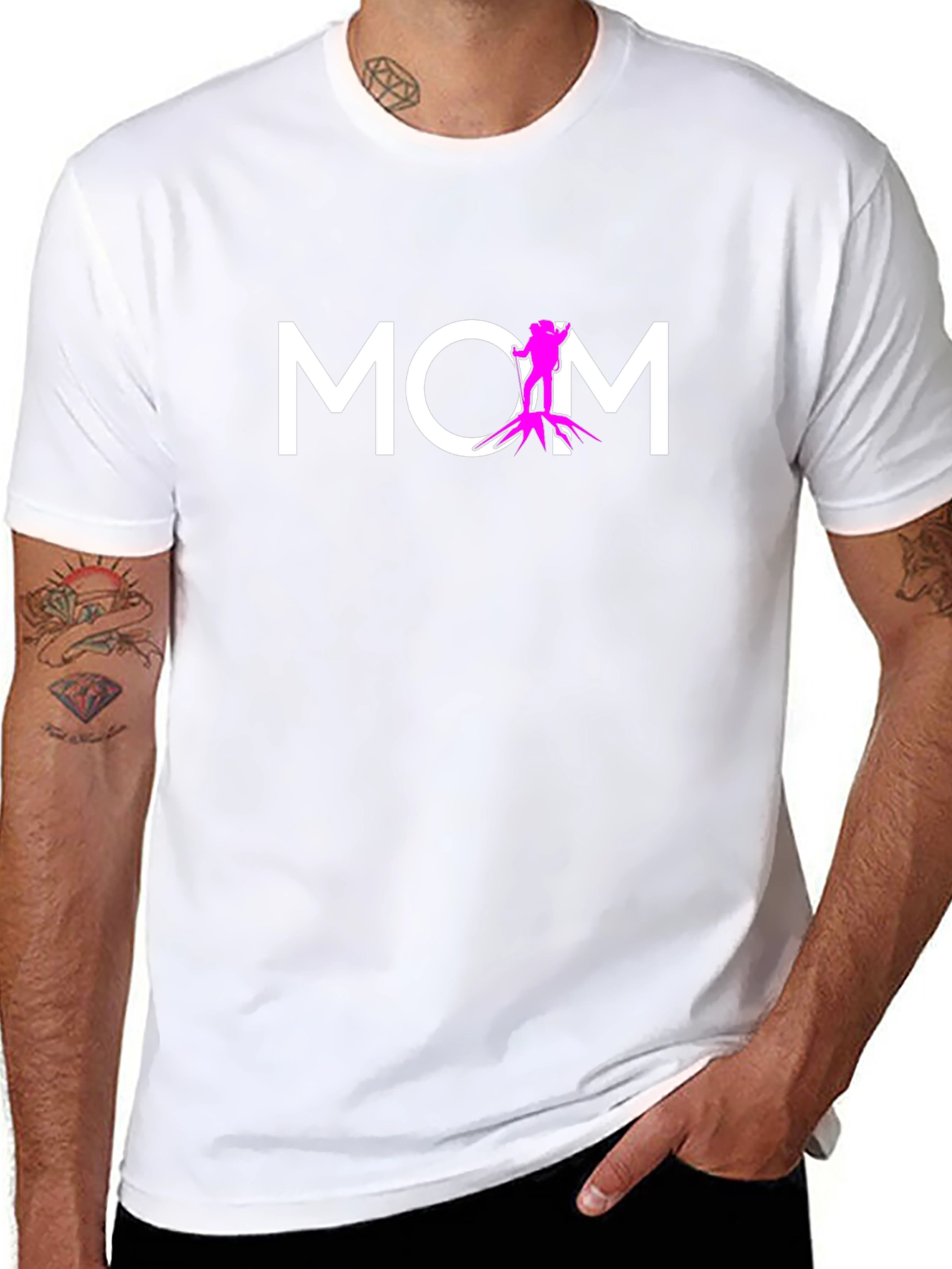 Black Rock Climbing Mom Graphic Tee - Gift For Moms view 8