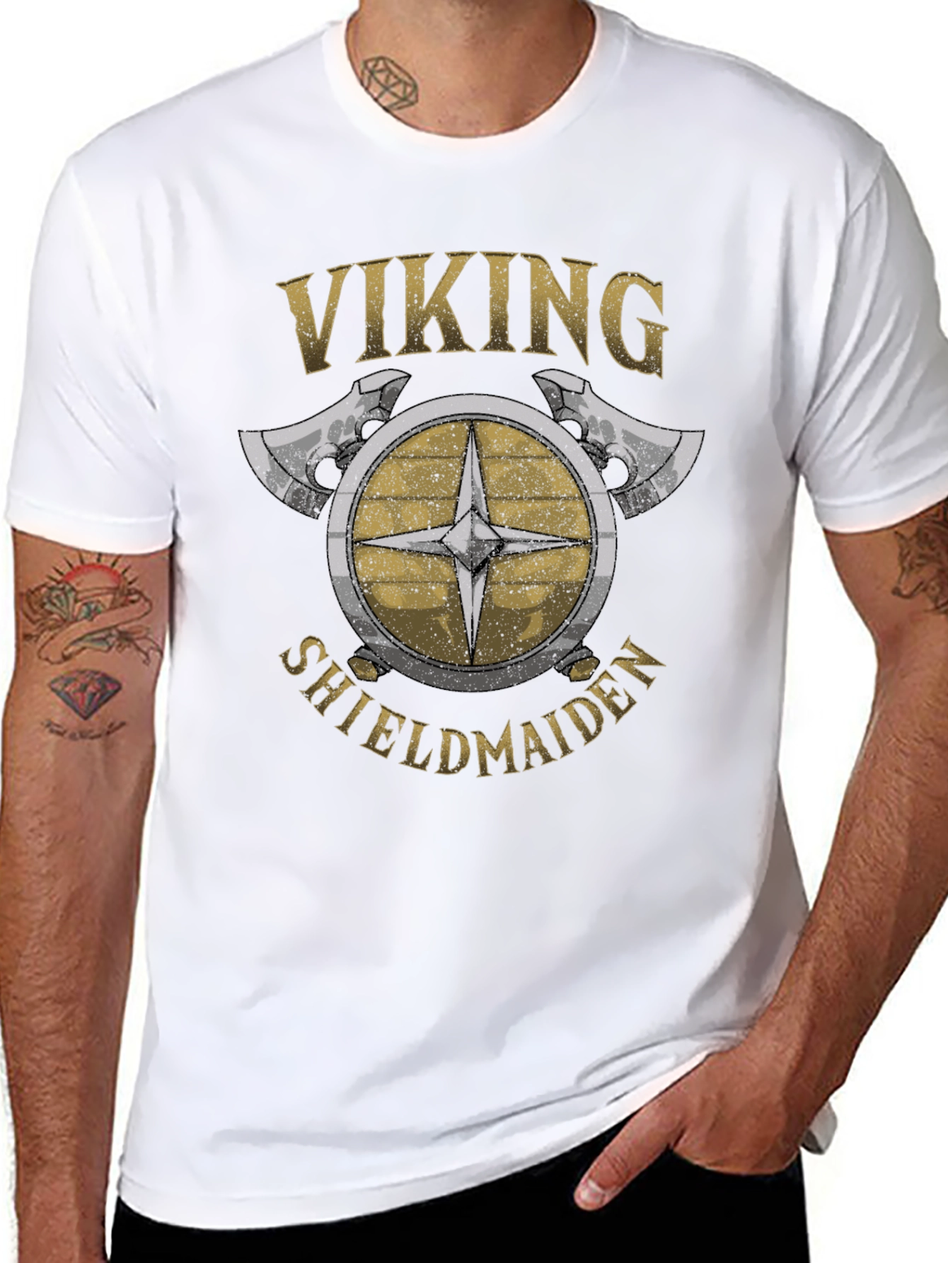 Viking Shieldmaiden Graphic T-Shirt - 8