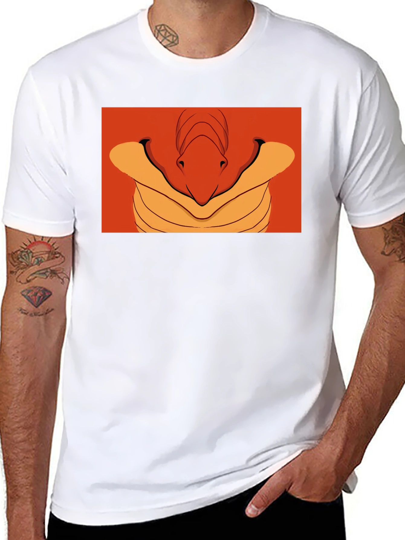 Stylized Reptile Graphic Tee - Modern, Bold Design - 8