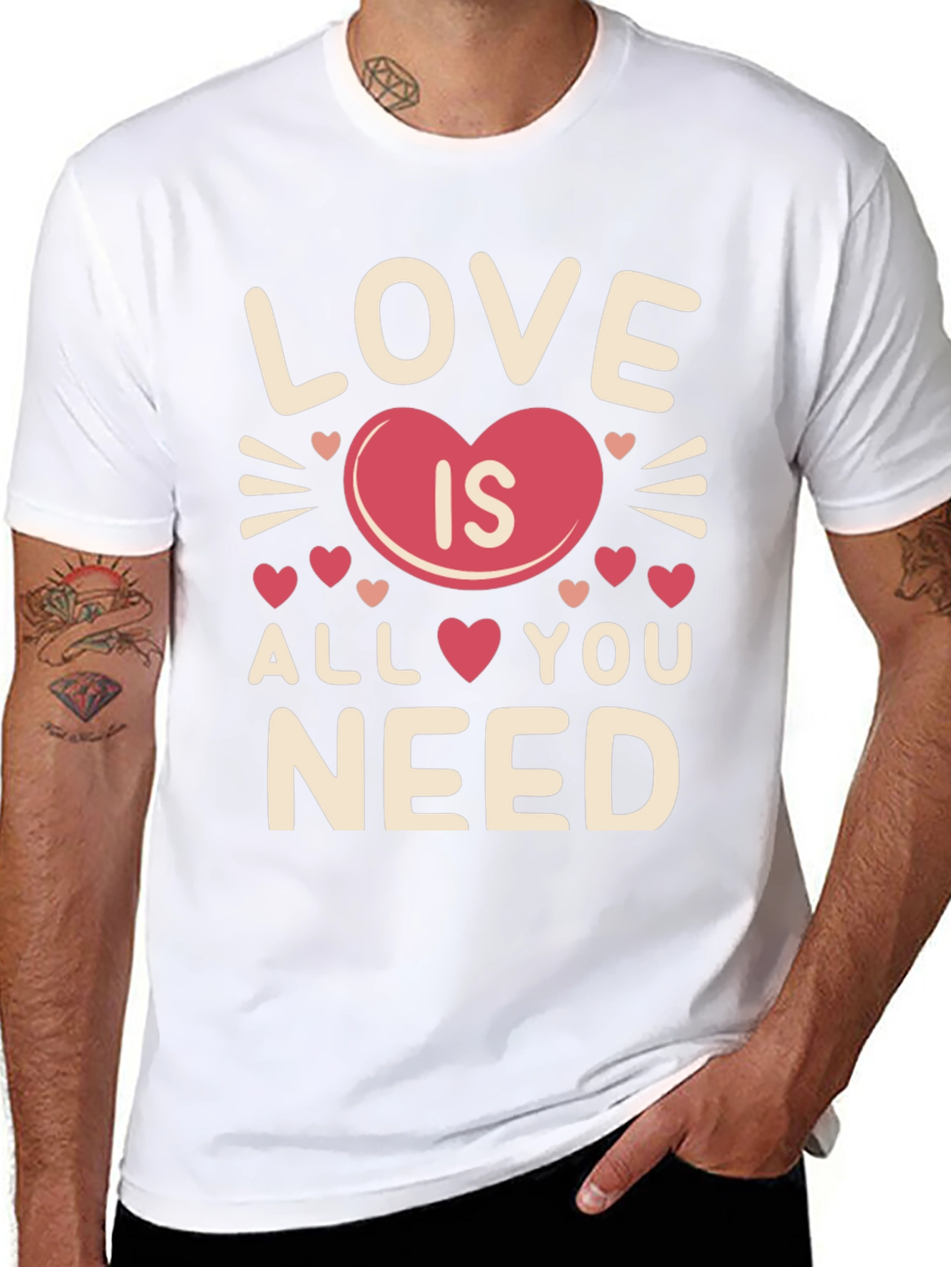 Black Love Is All You Need Graphic Tee view 8