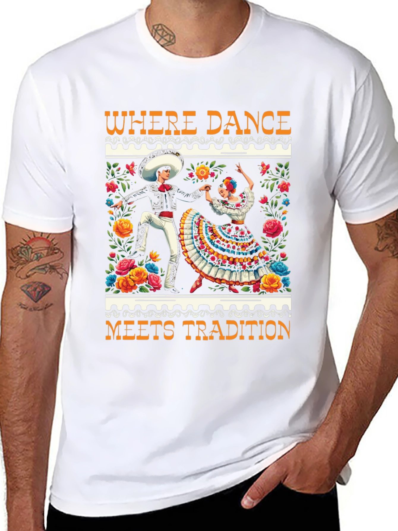 Black Where Dance Meets Tradition T-Shirt view 8