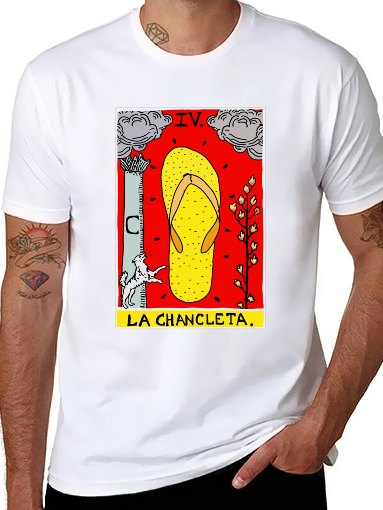 Black La Chanclata Graphic Tee view 8