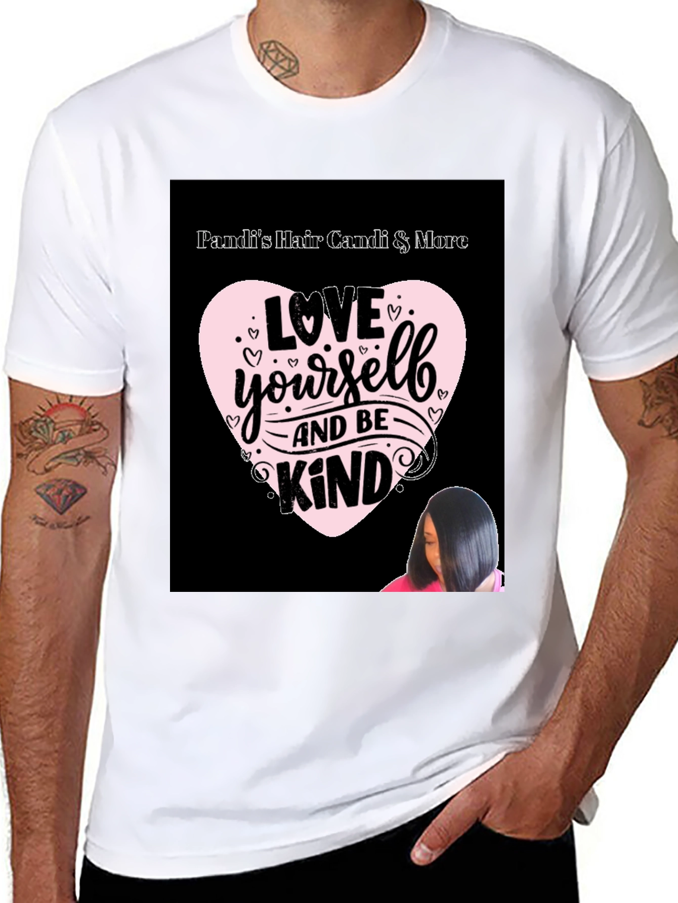 Black Love Yourself Graphic Tee - Stylish and Comfy! view 8