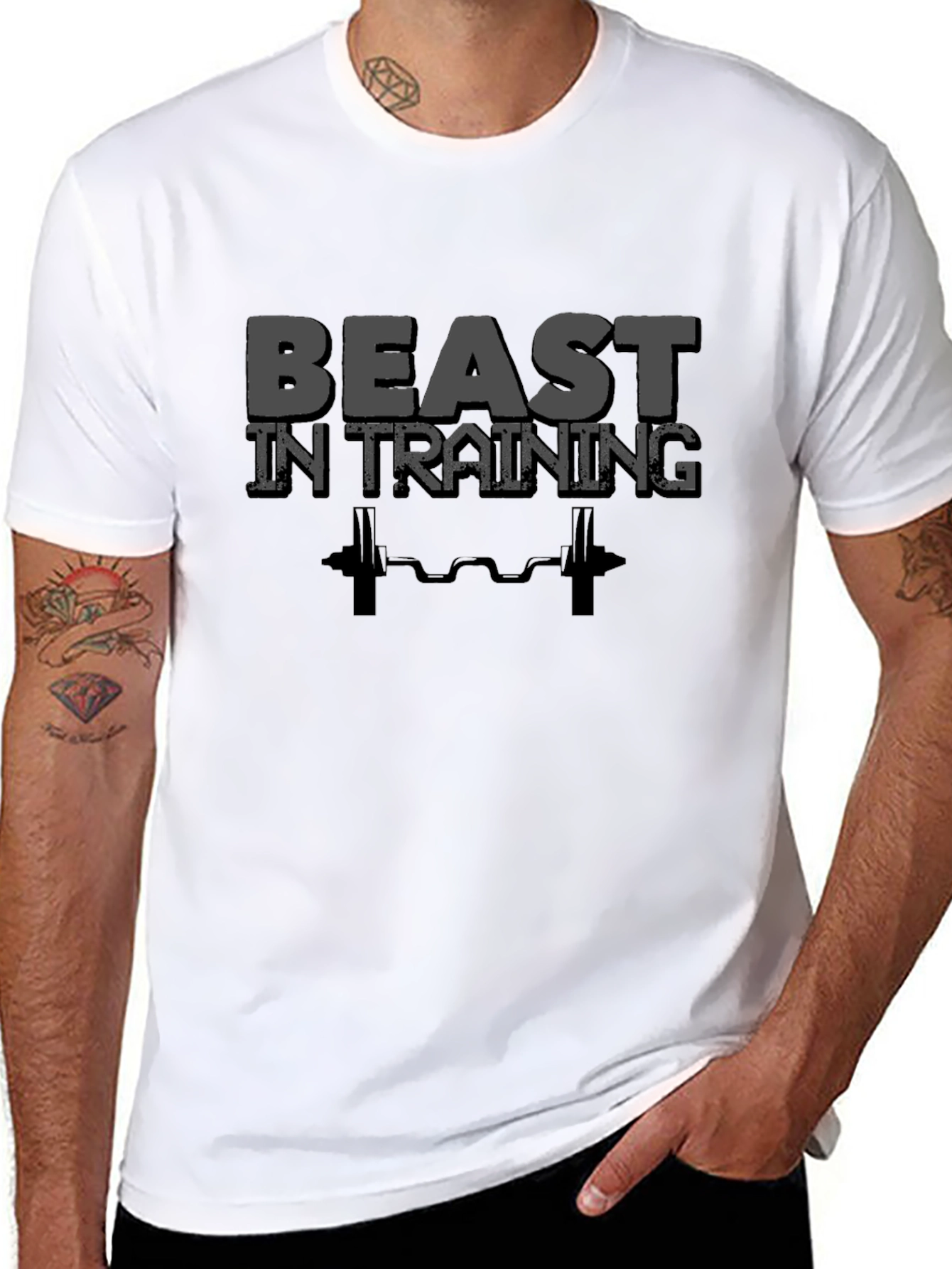 Black Beast in Training Graphic T-Shirt view 8