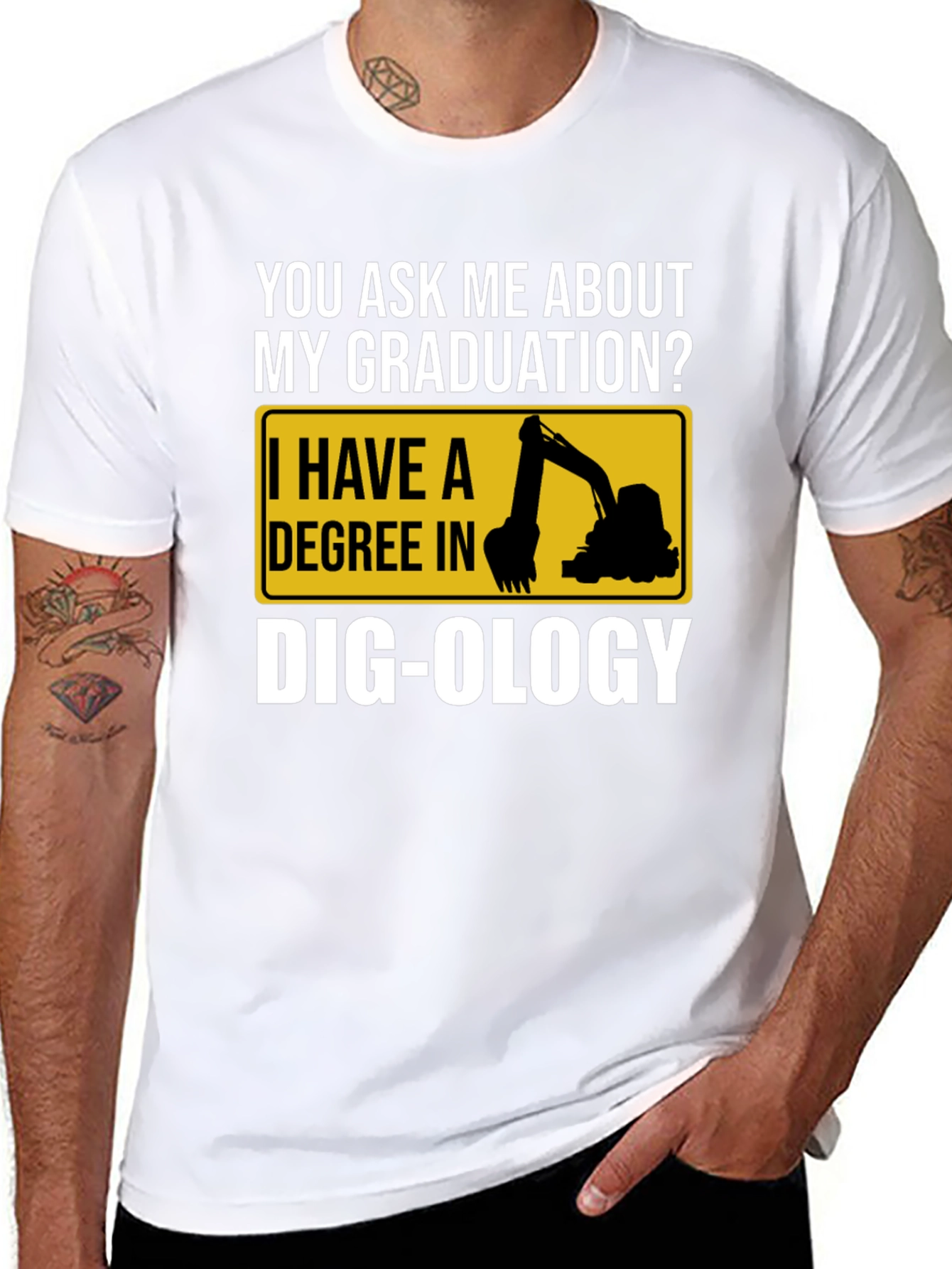 Black Dig-ology Degree T-Shirt view 8