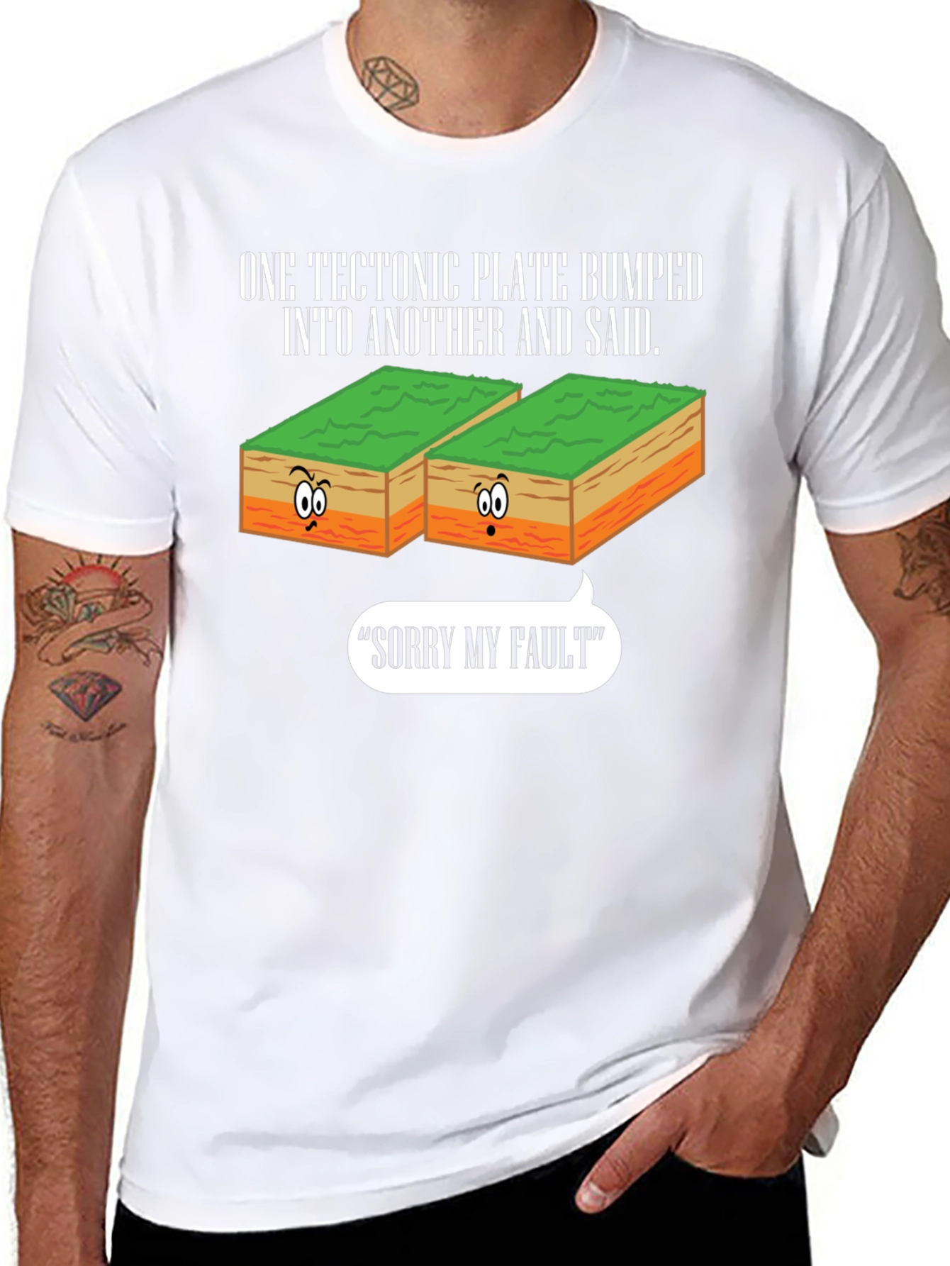 Black Funny Geology T-Shirt - Sorry My Fault view 8