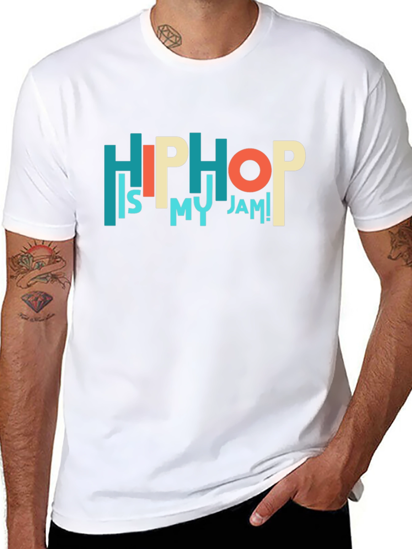 Black Hip Hop Is My Jam Graphic Tee view 8