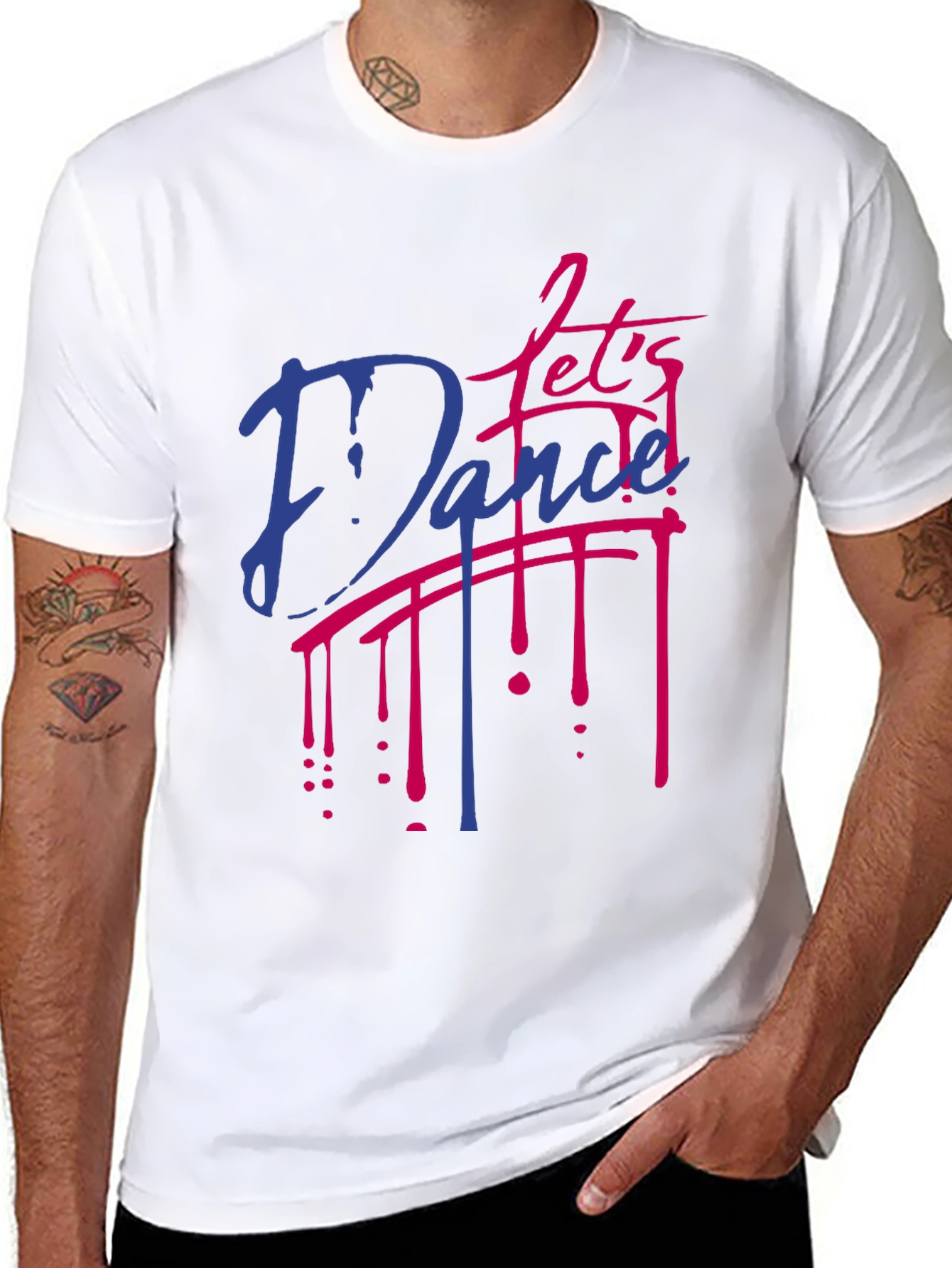 Black Let's Dance T-Shirt - Retro Style view 8