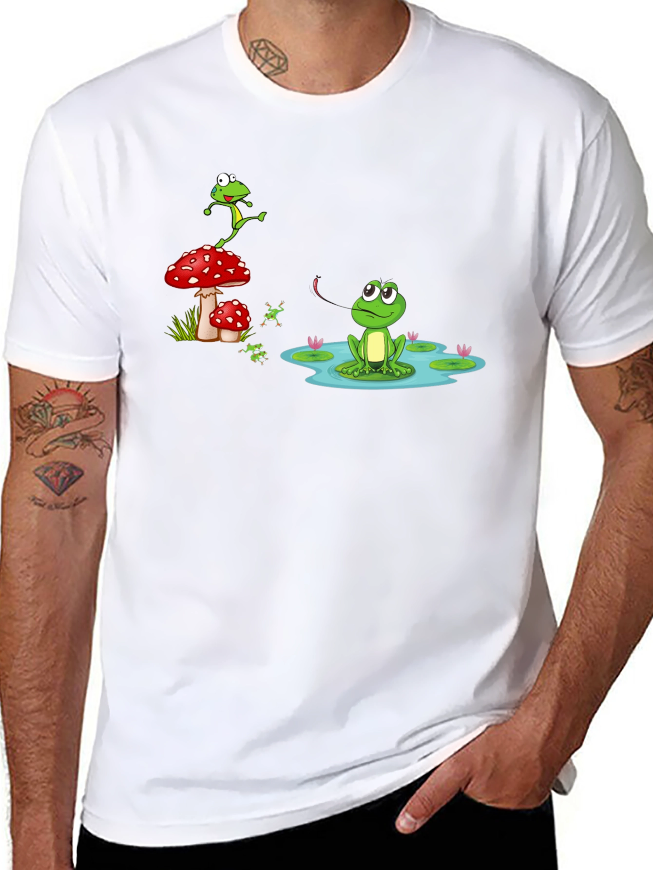 Black Frog Pond Graphic T-Shirt view 8