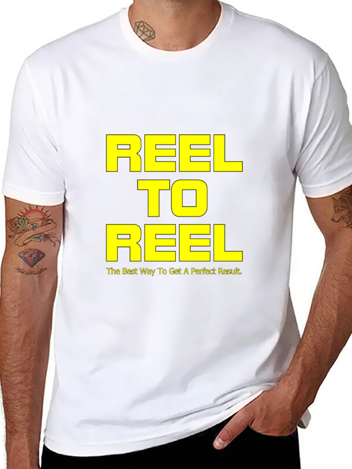 Black Reel To Reel Graphic Tee - Best Way To Get A Perfect Result view 8