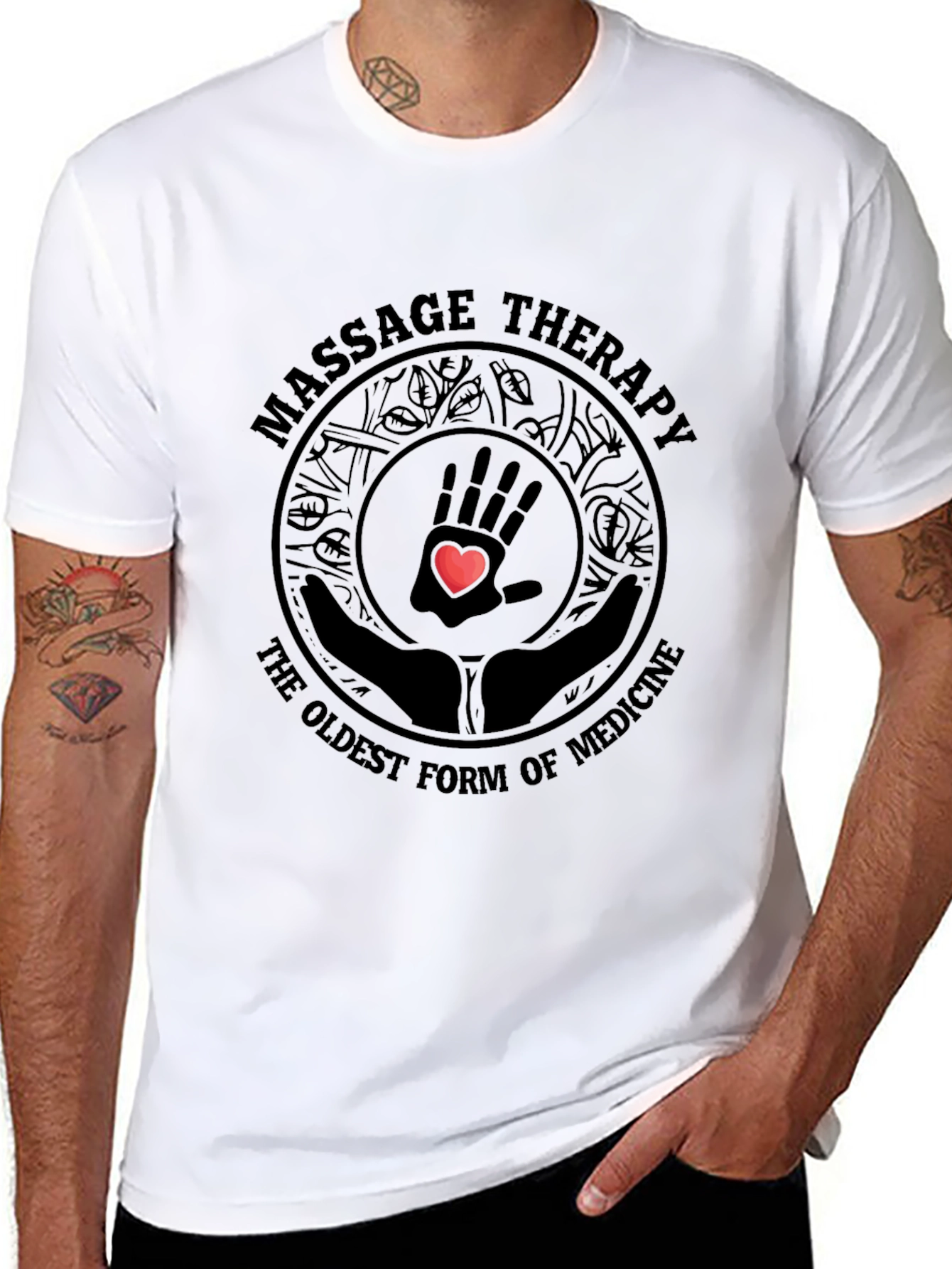 Massage Therapy Tee - Oldest Form of Medicine - 8