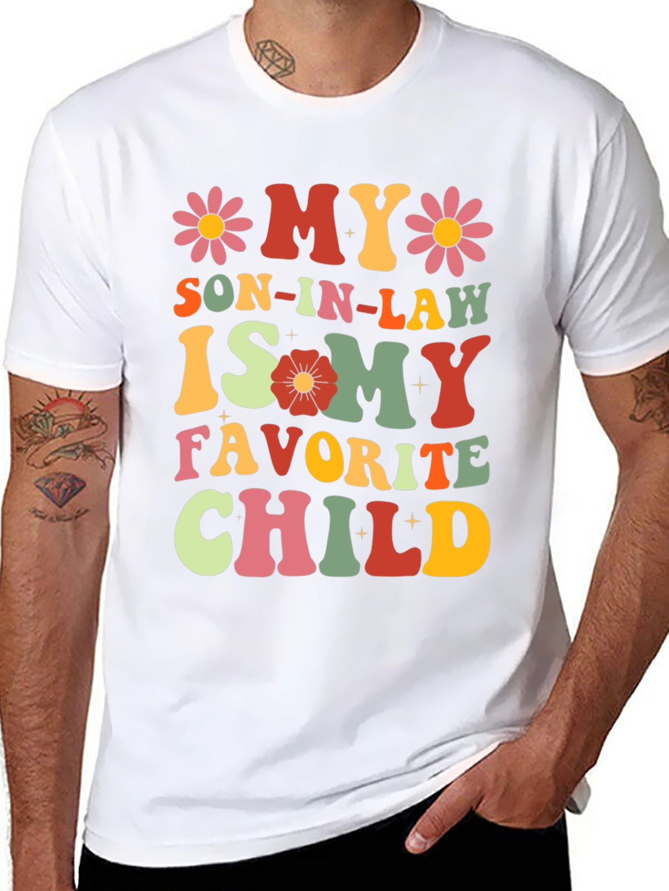 Black My Son-In-Law Favorite Child Graphic Tee view 8