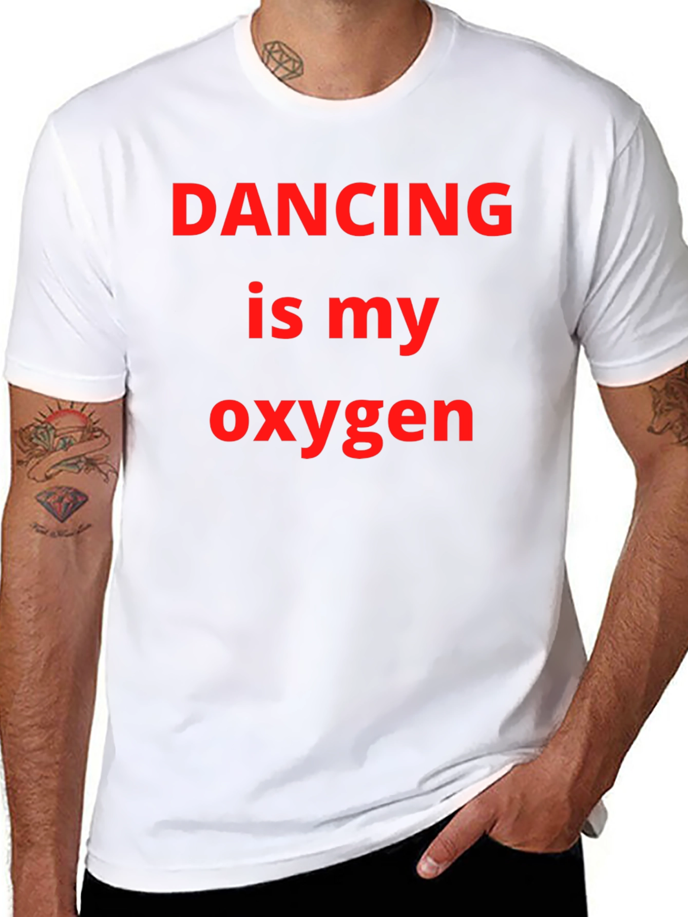 Black Dancing is My Oxygen Graphic Tee view 8