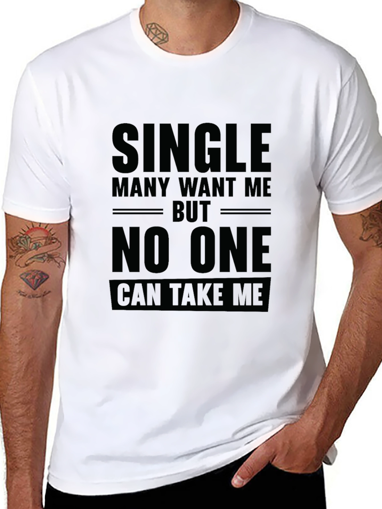 Black Single, But No One Can Take Me, Black T-Shirt view 8