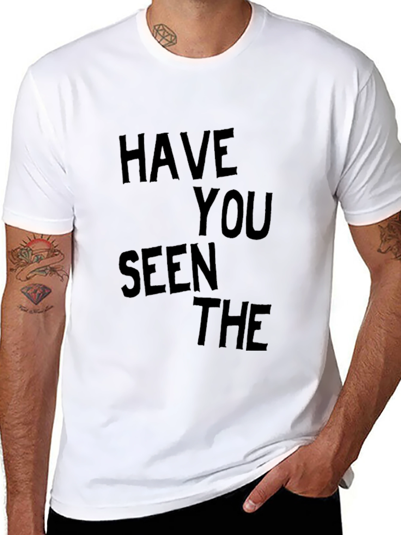 Black Have You Seen the Black Tee view 8