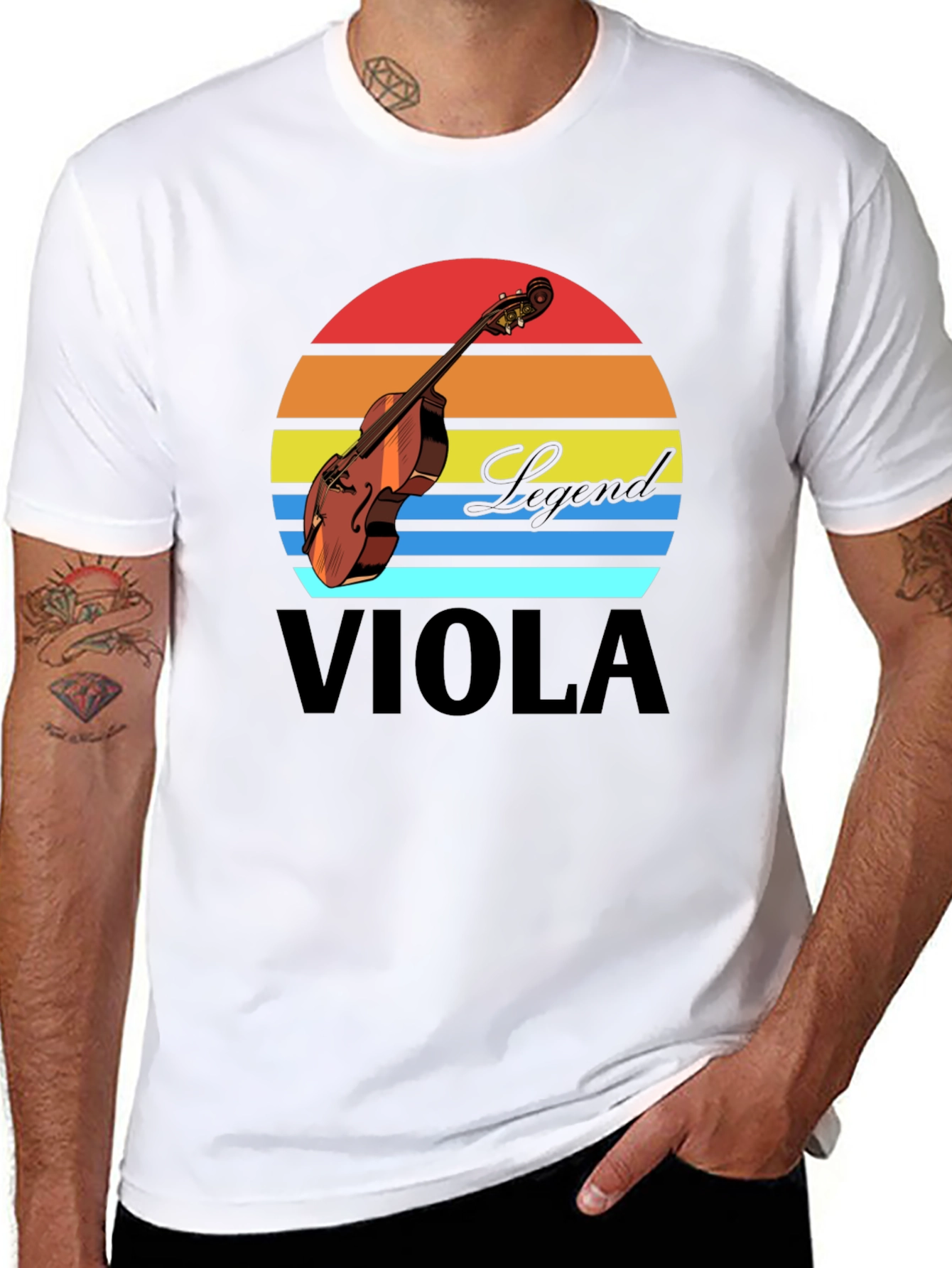 Black Viola Legend Graphic T-Shirt  view 8