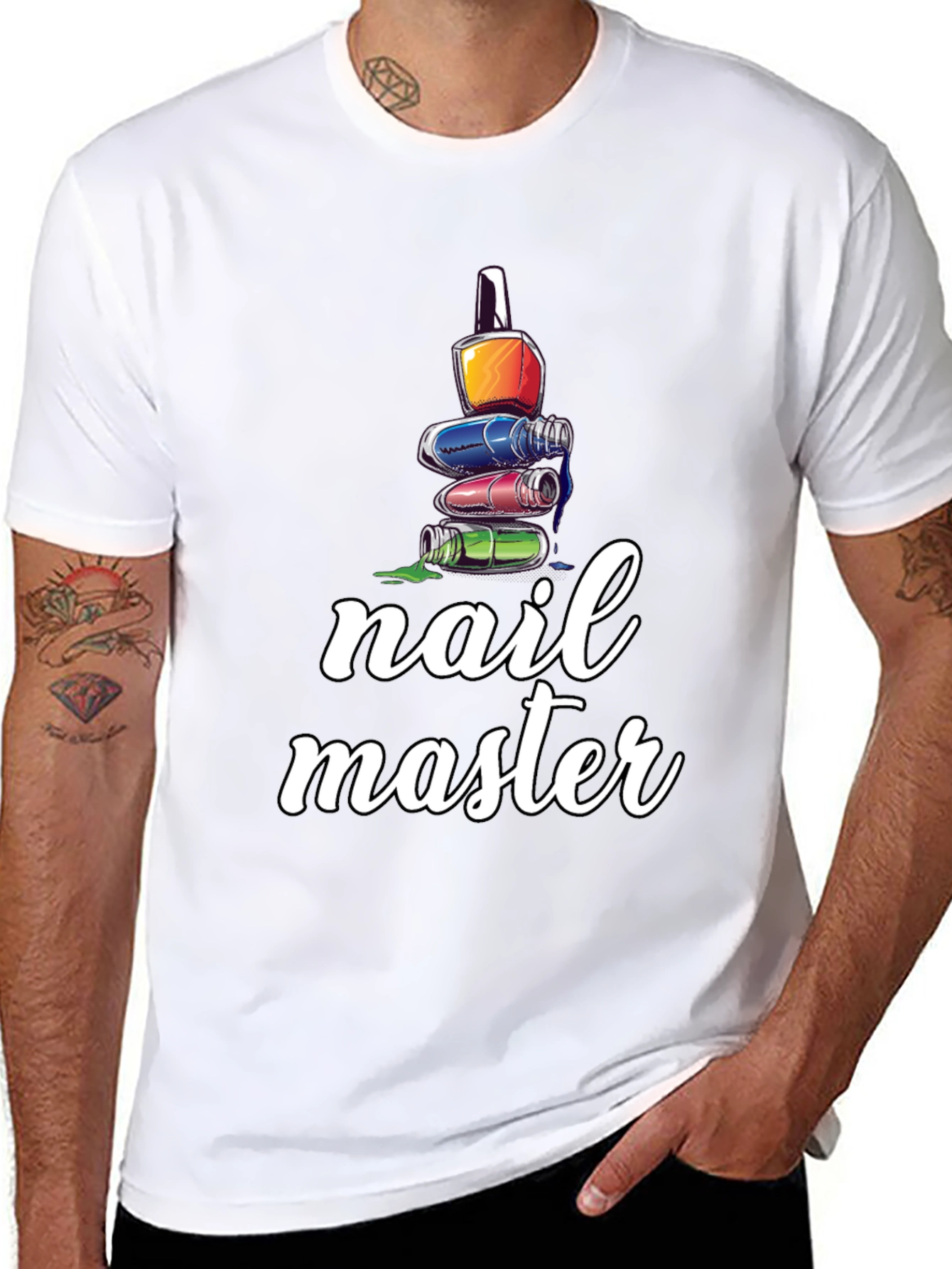 Nail Master T-Shirt - Stylish Graphic Tee for Nail Technicians - 8