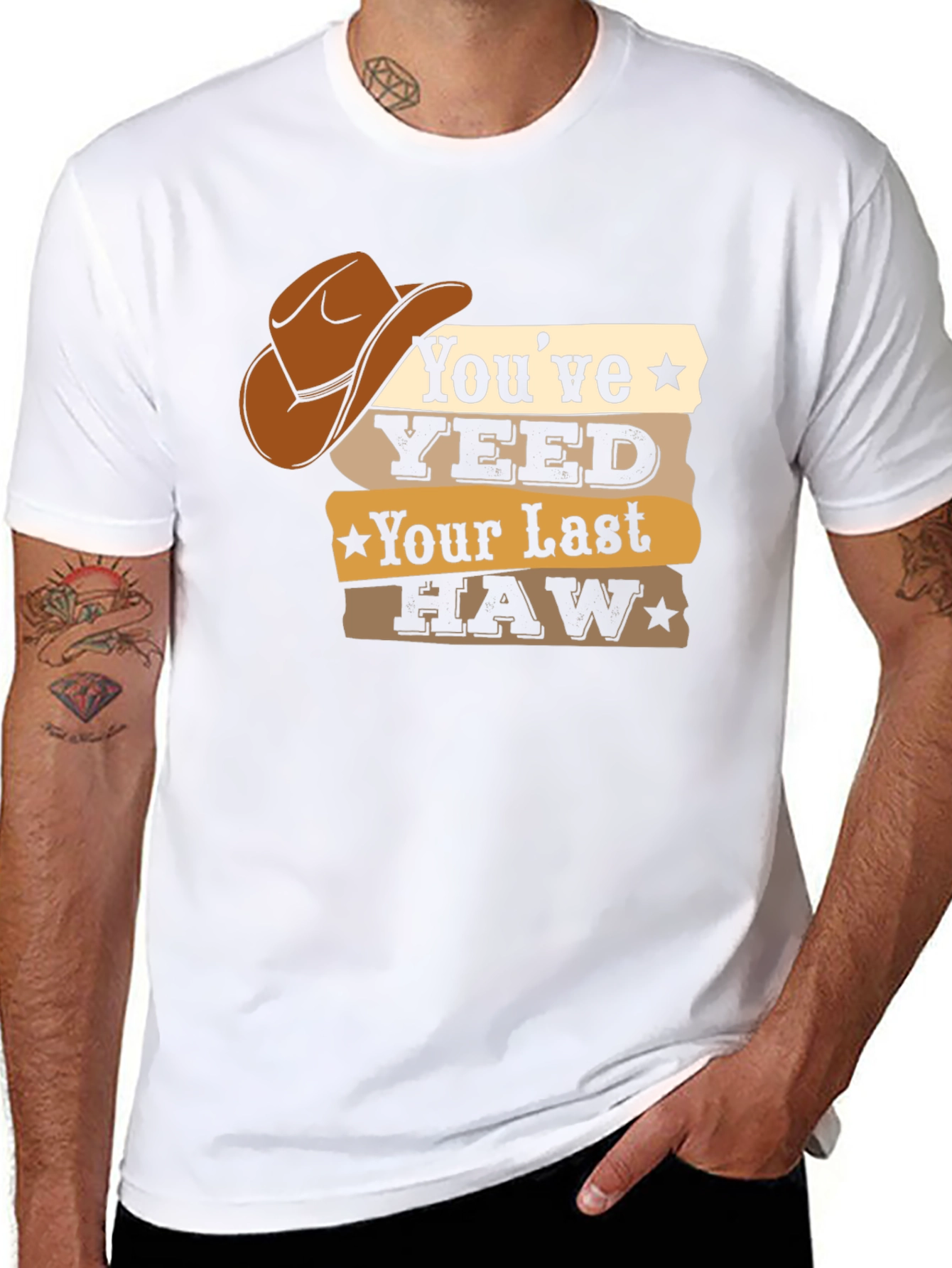 Black You've Yeeted Your Last Haw T-Shirt view 8