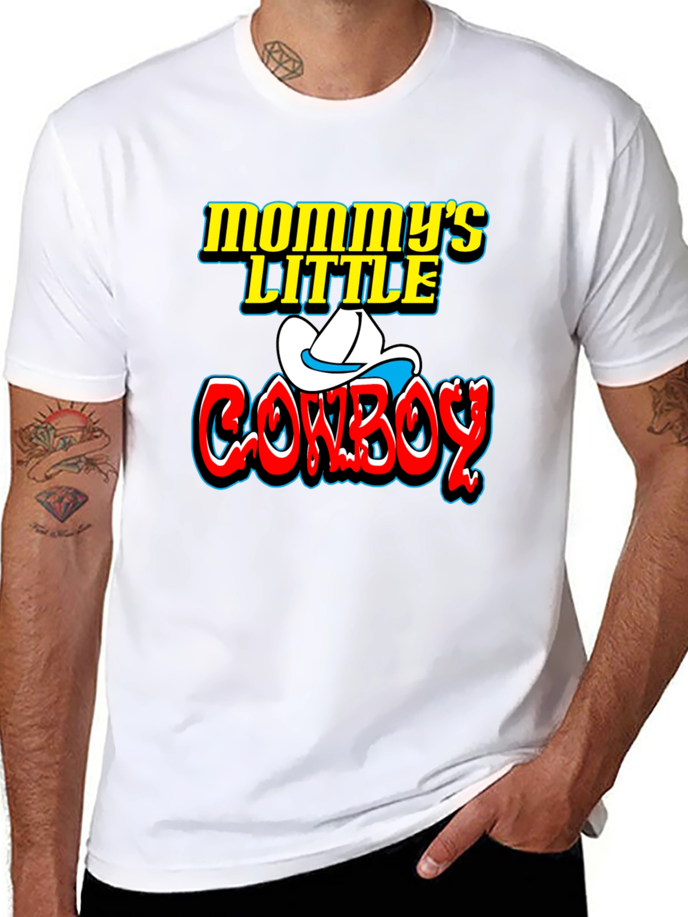 Mommy's Little Cowboy Graphic T-Shirt - 8