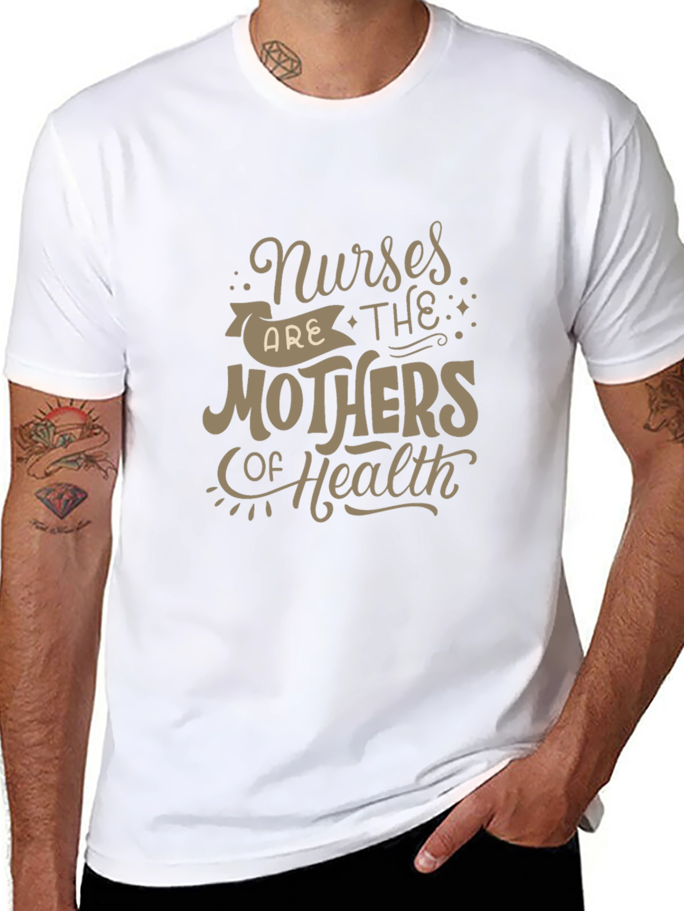 Black Nurses Are The Mothers Of Health T-Shirt view 8