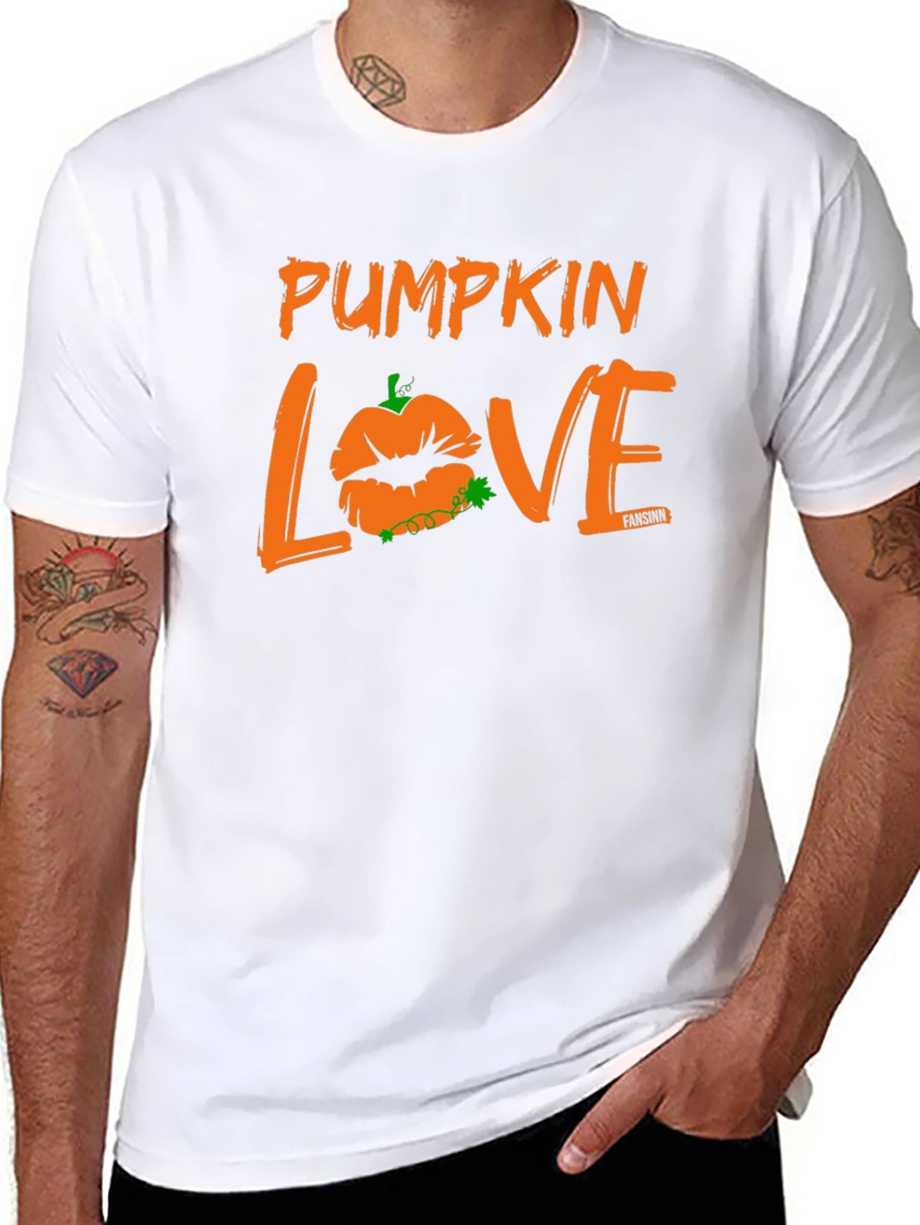 Black Pumpkin Love Graphic Tee view 8