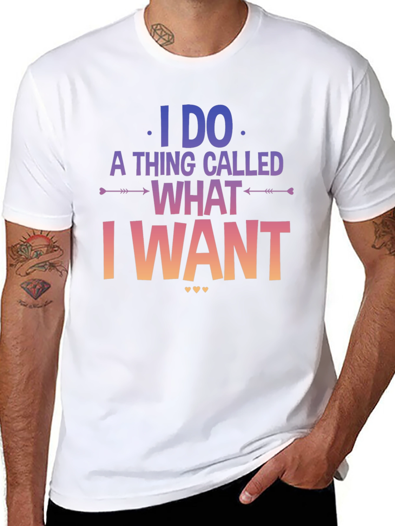 Black I Do What I Want Graphic T-Shirt view 8