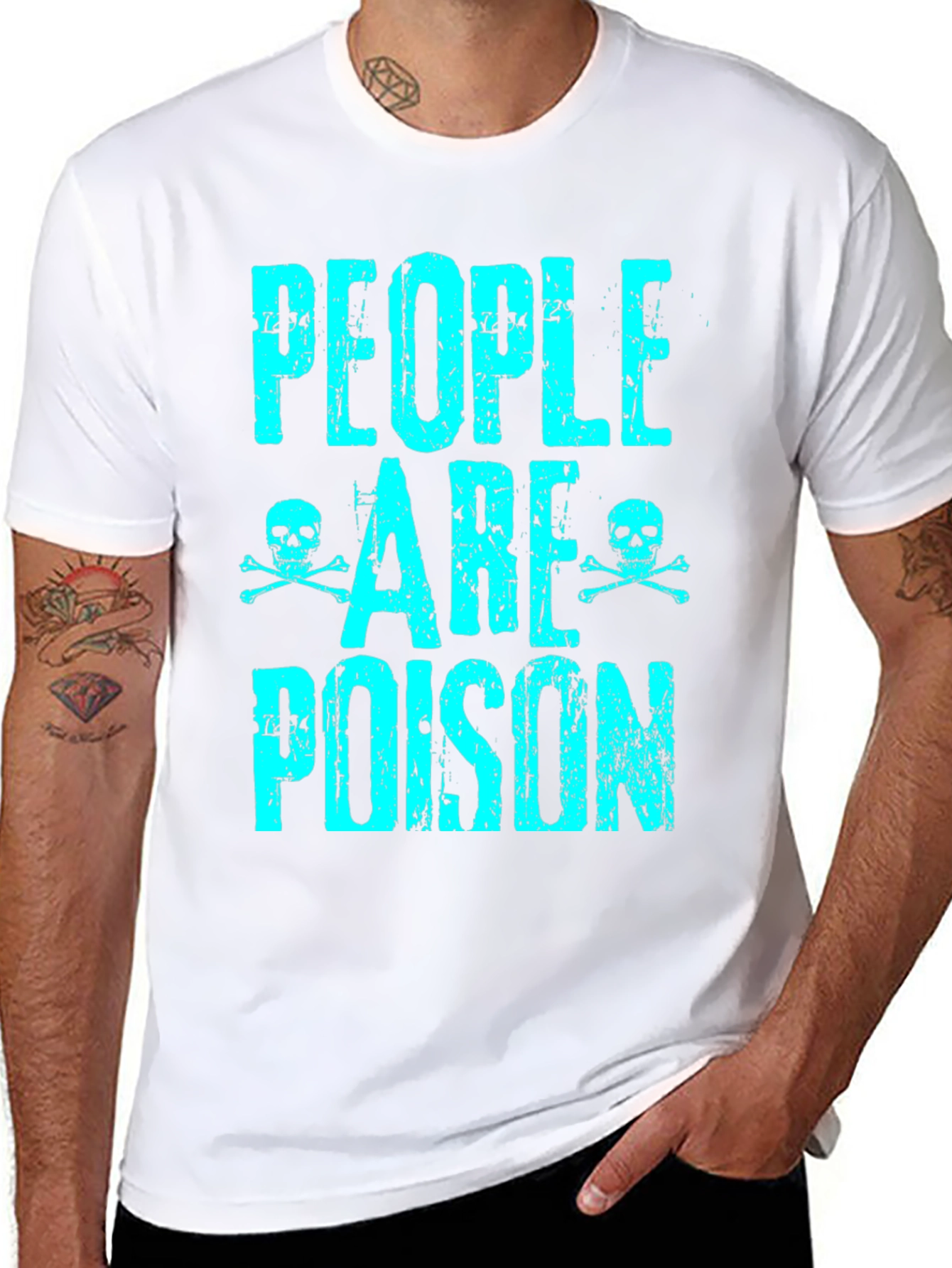 People are Poison Graphic T-Shirt - 8