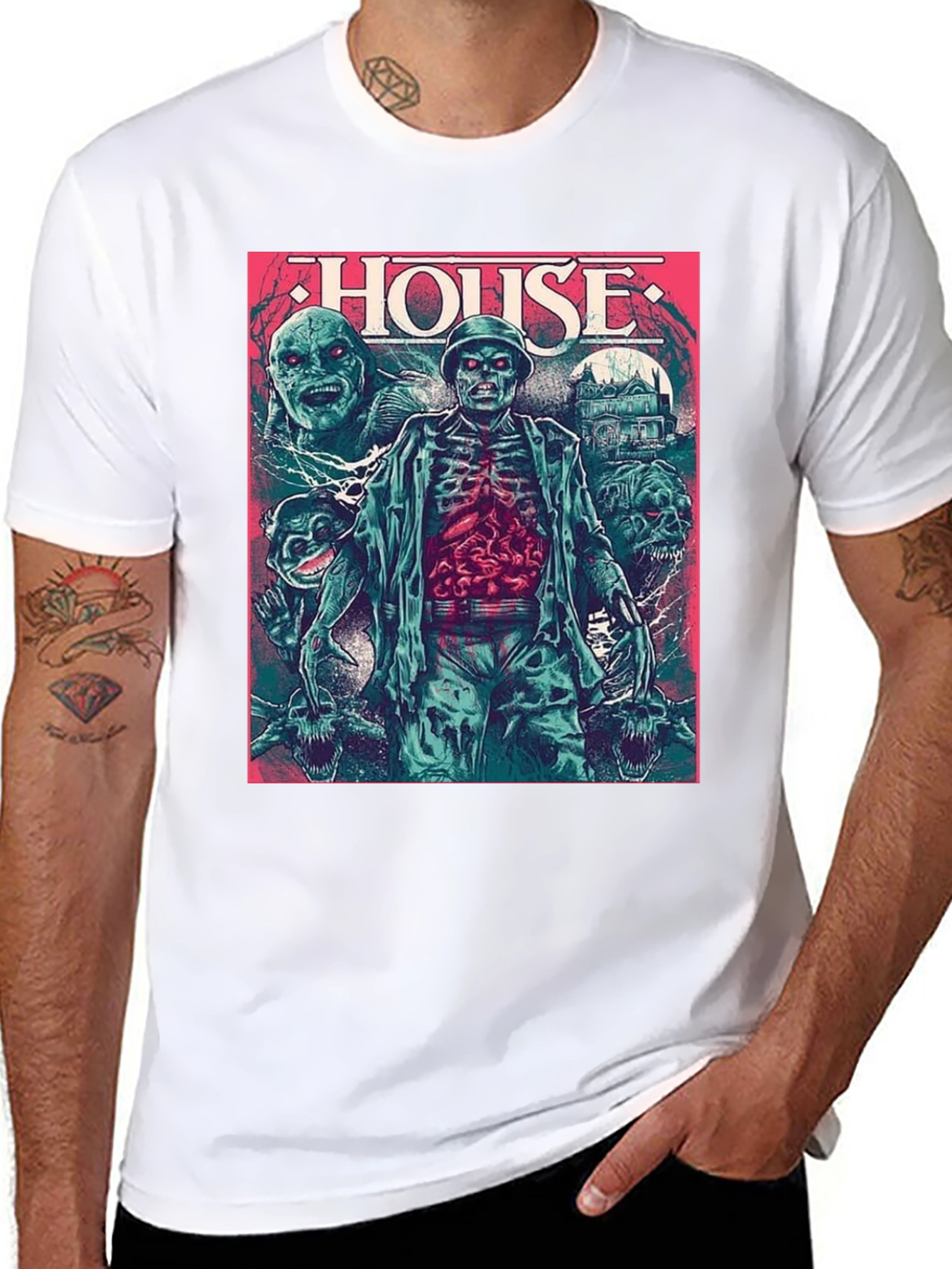 Black House Horror Movie T-Shirt - Classic Cult Film Tee view 8