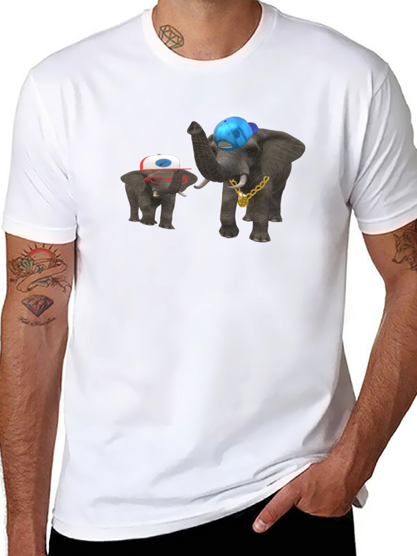 Cool Elephant T-Shirt  - 8