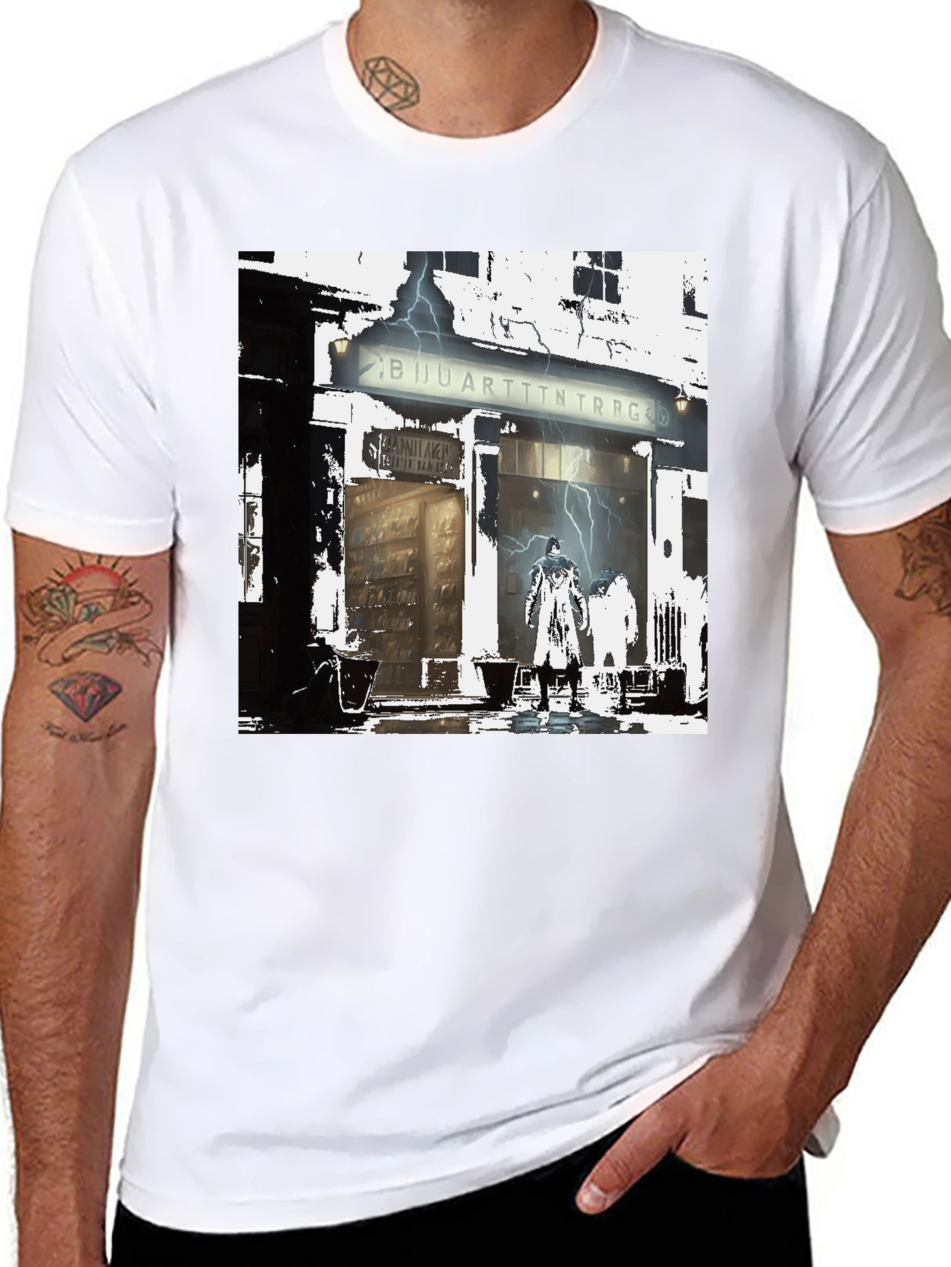 Urban Noir Graphic Tee - 8