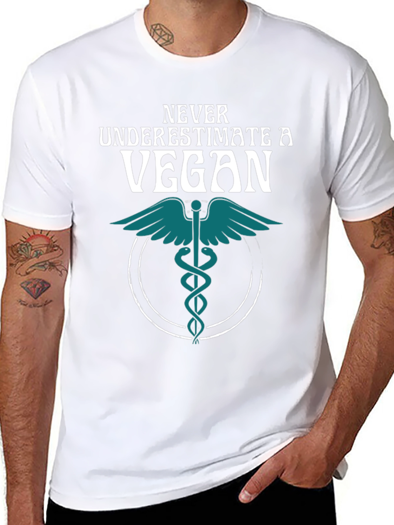 Never Underestimate a Vegan T-Shirt - 8
