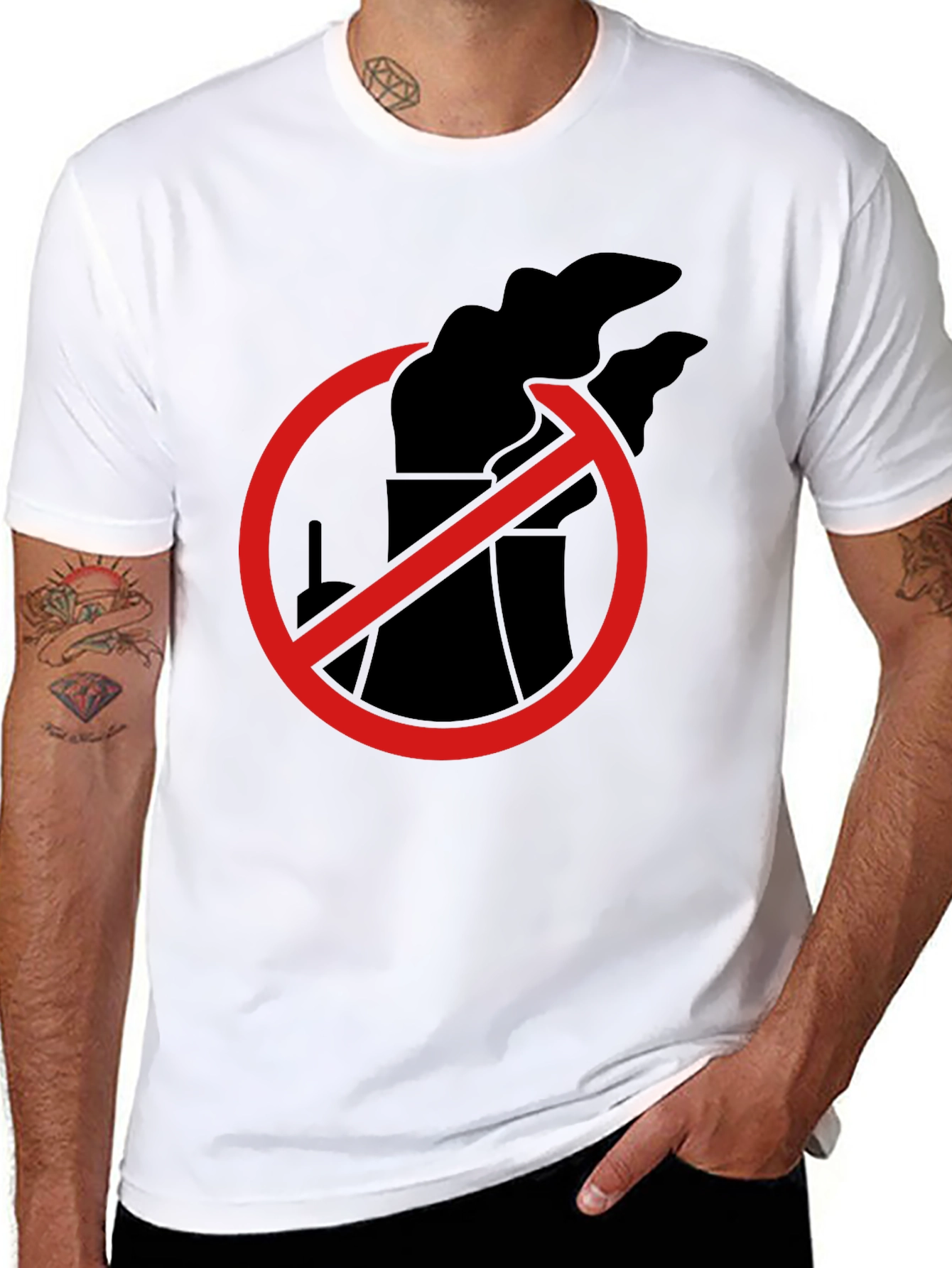 Anti Nuclear Power Plant T-Shirt - 8