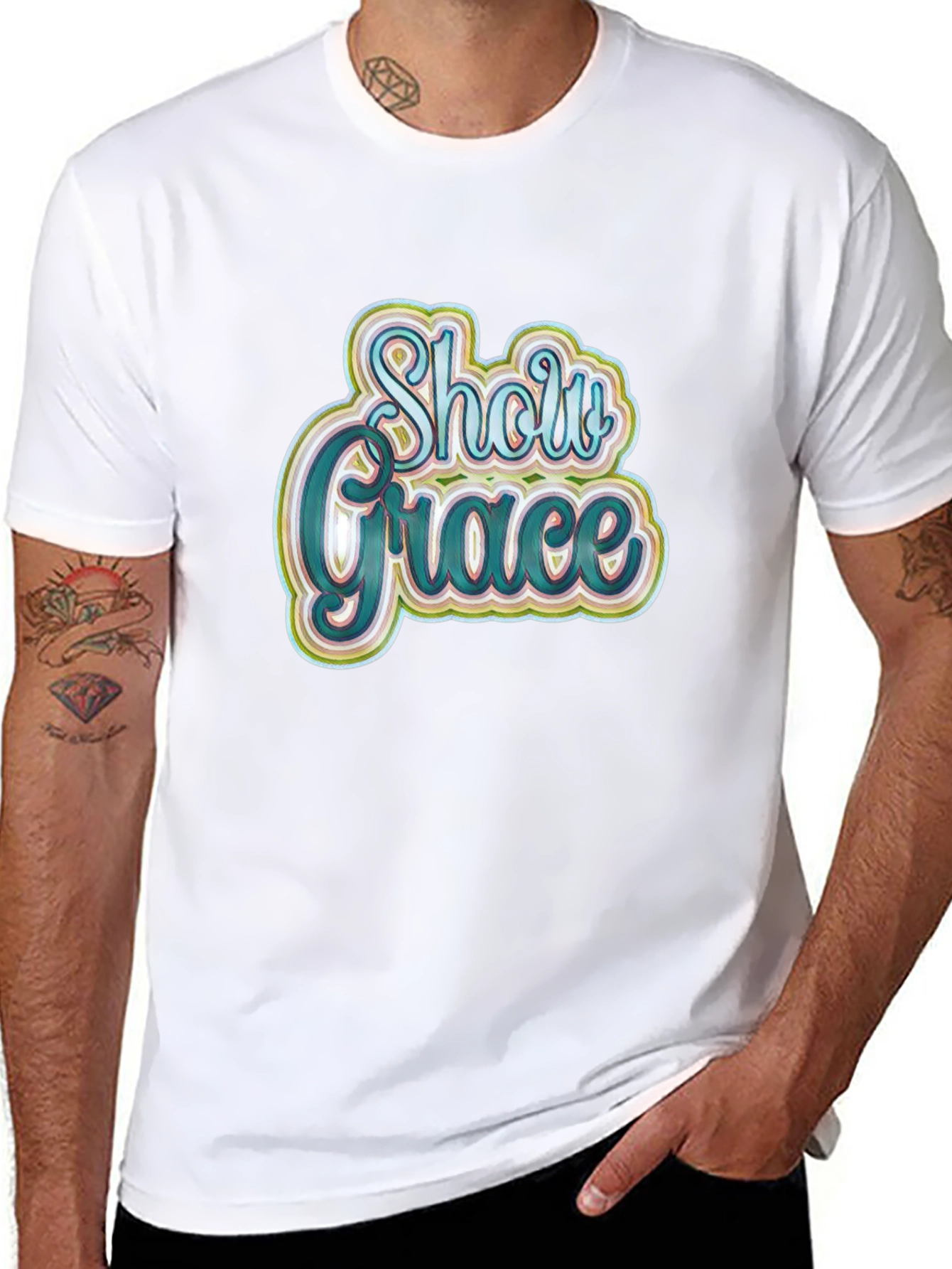 Black Show Grace Black Graphic T-Shirt view 8