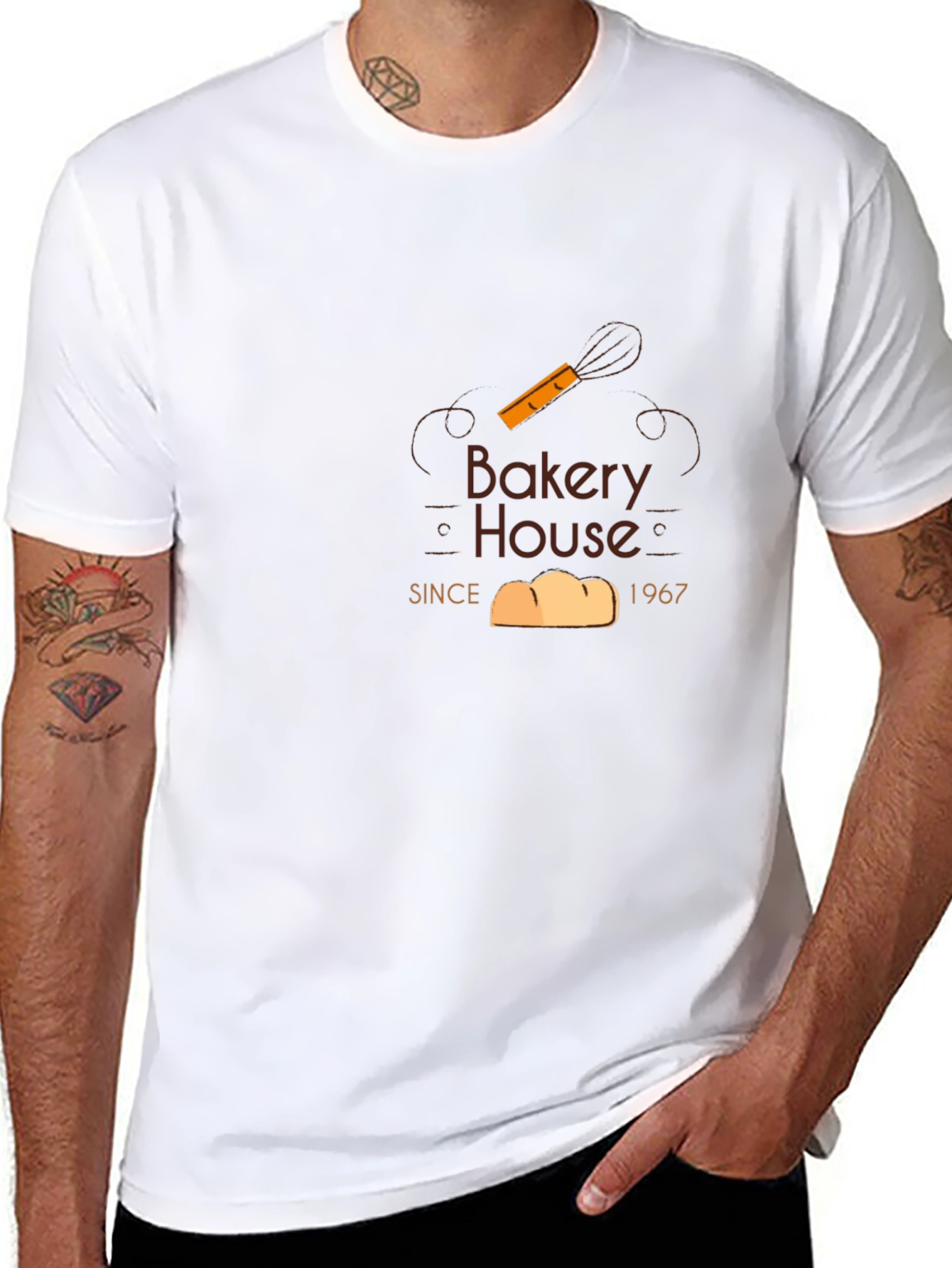 Black Bakery House T-Shirt - Since 1967 - Baking Apparel view 8