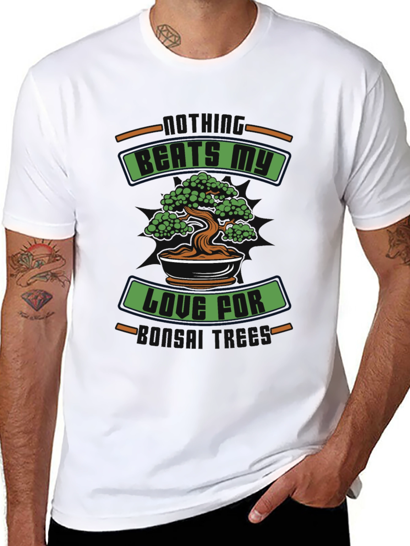 Black Bonsai Tree Graphic Tee: My Nothing Beats My Love For Miniature Trees view 8