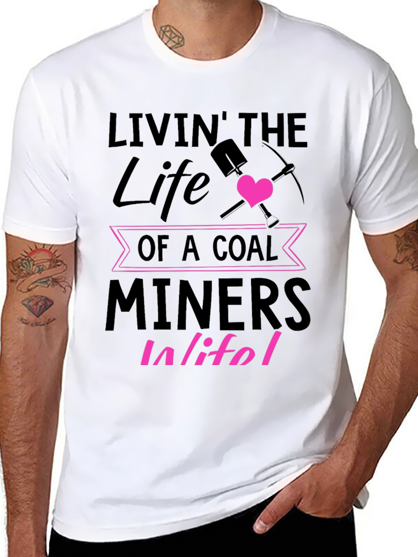 Black Coal Miner's Wife T-Shirt view 8