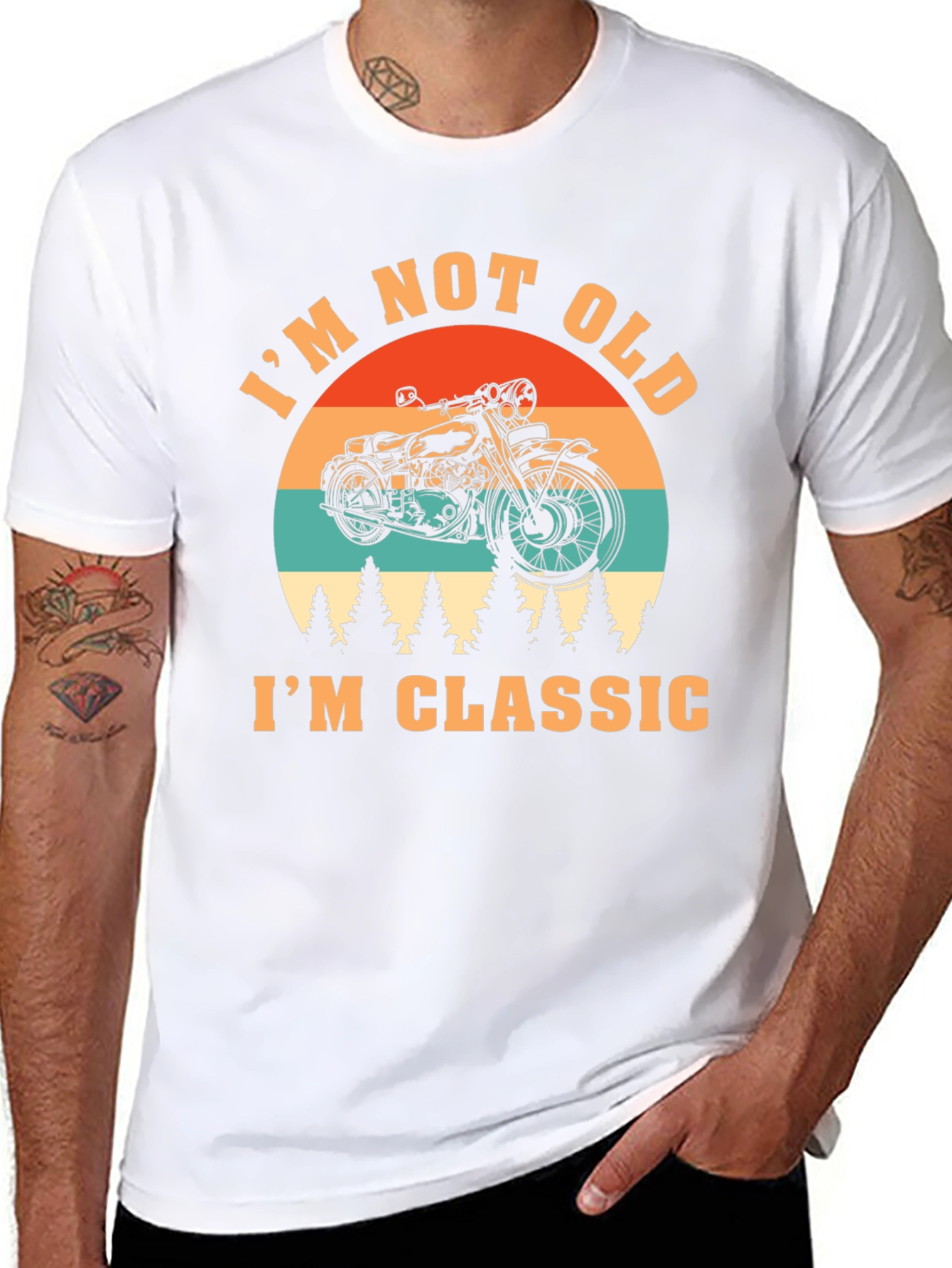Black I'm Not Old I'm Classic T-Shirt view 8
