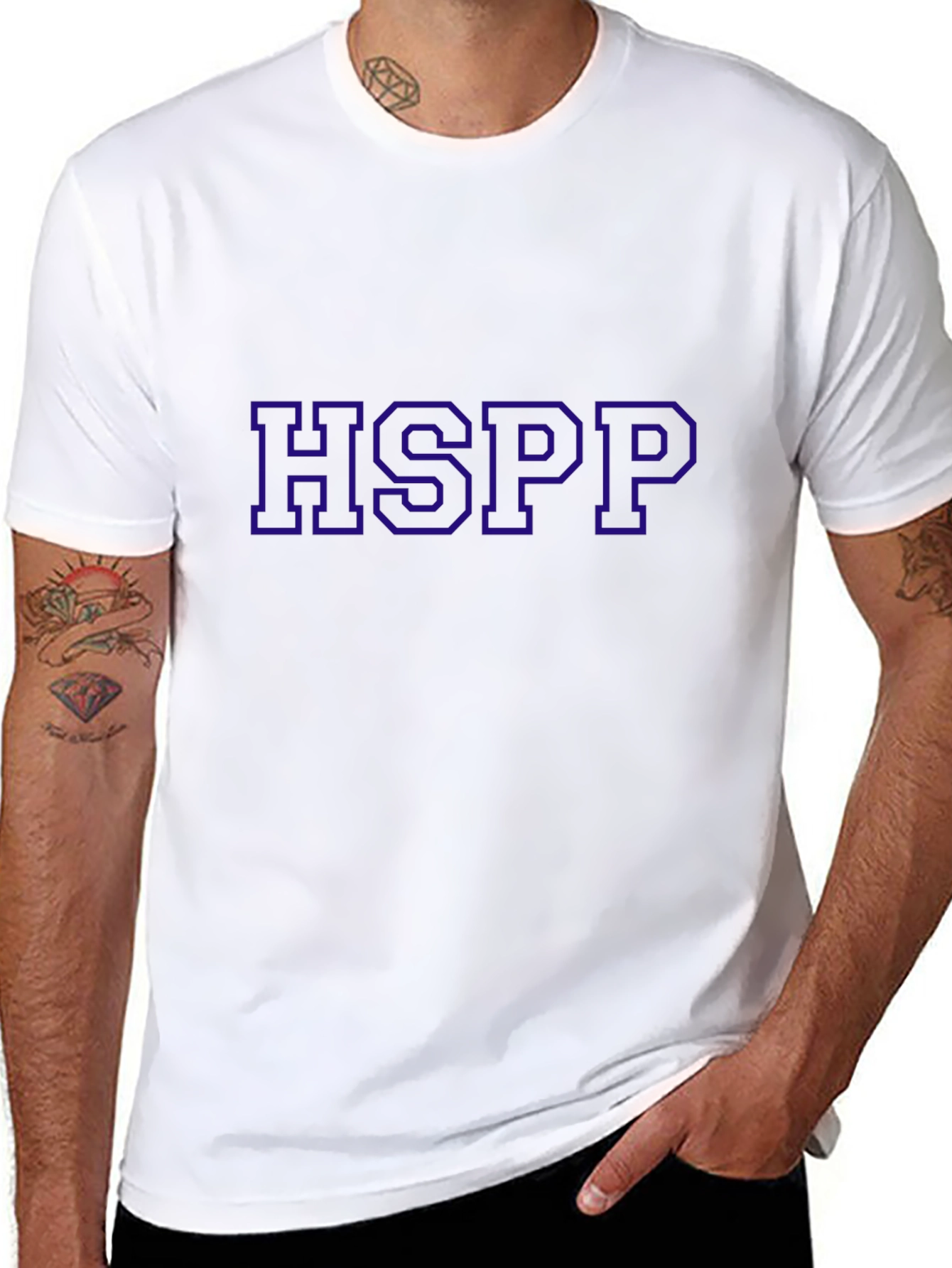 HSPP Bold Lettered Graphic T-Shirt - Black - 8