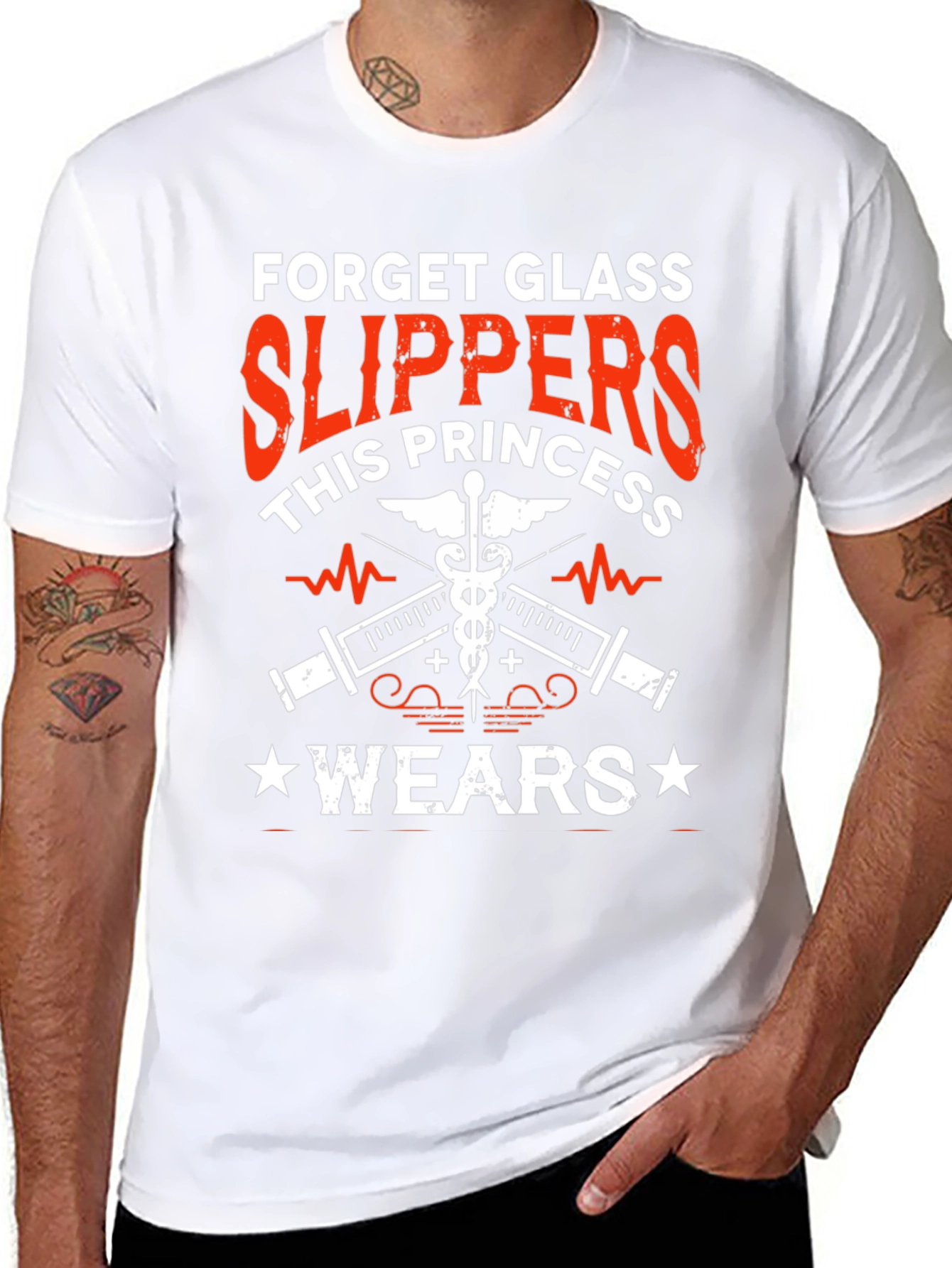 Black Nurse Princess T-Shirt - Glass Slippers Alternative view 8