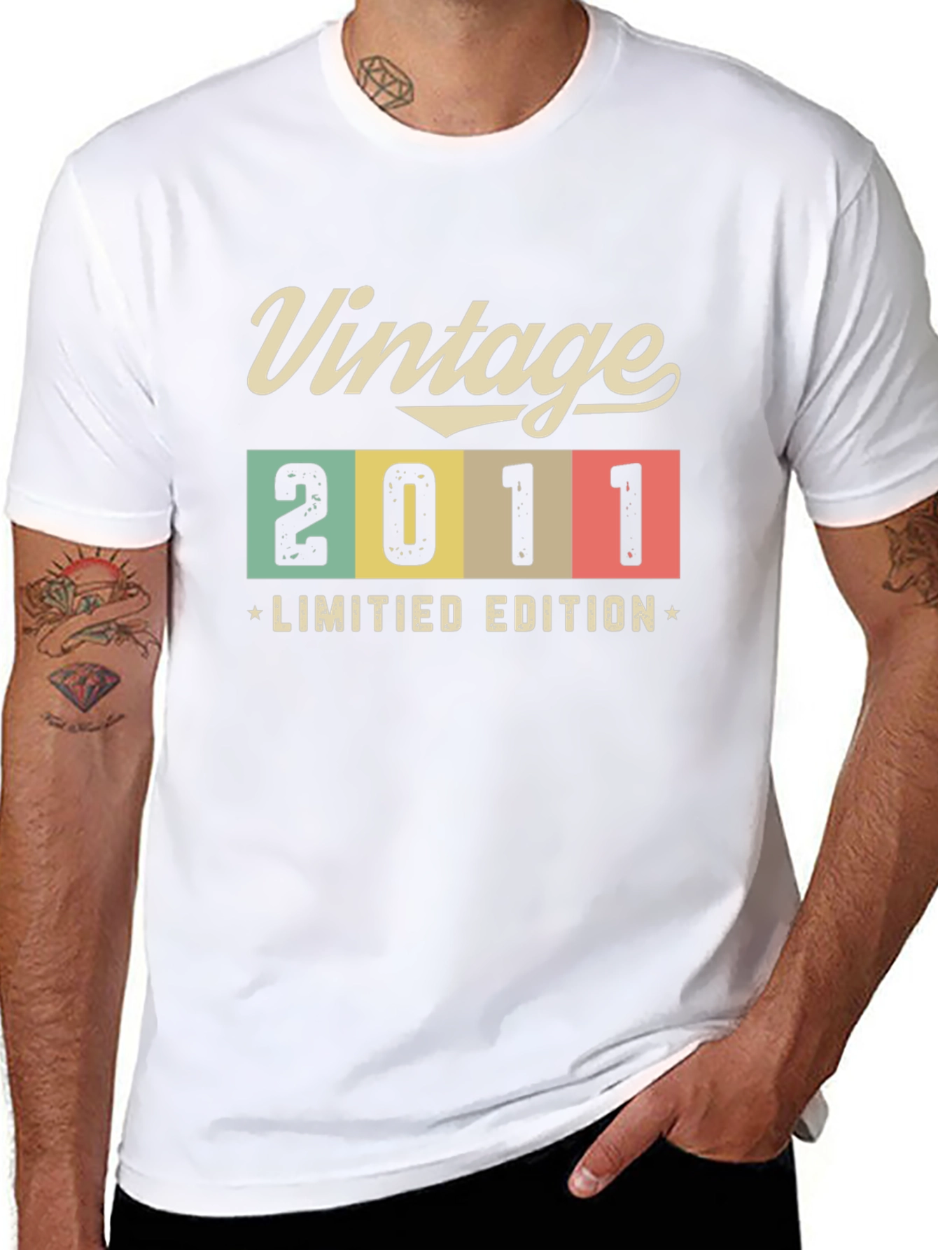 Black Vintage 2011 Limited Edition Black T-Shirt view 8
